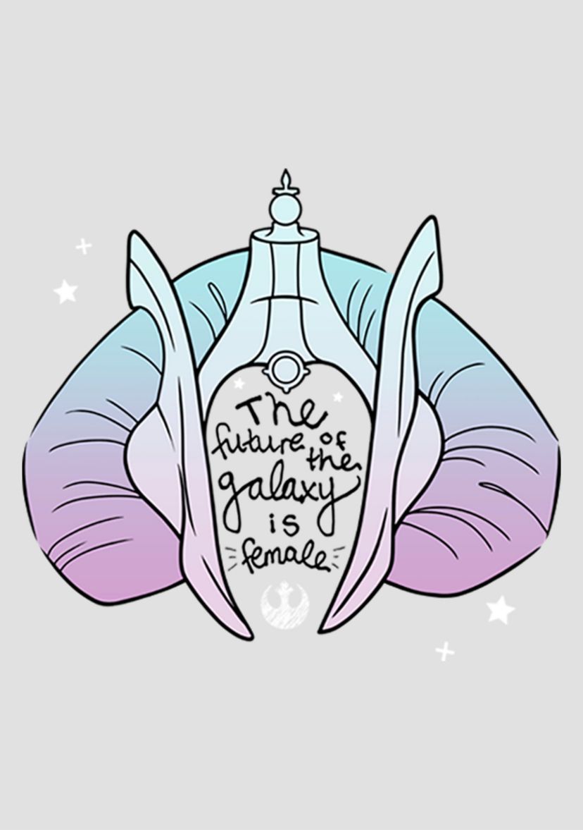 Future Amidala Hair Text Graphic Tank