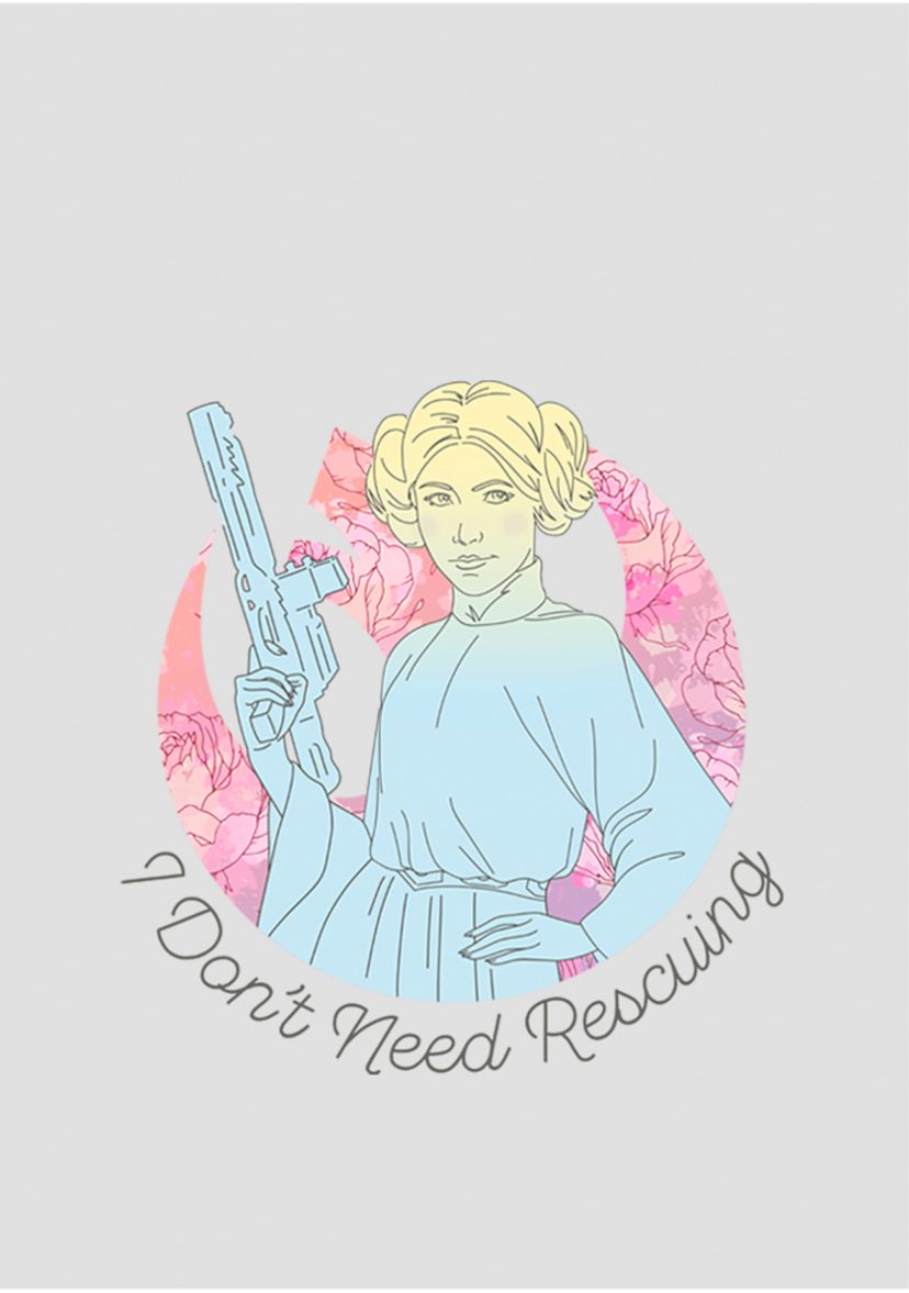 Juniors  Dont Need Rescuing Graphic Tank Top