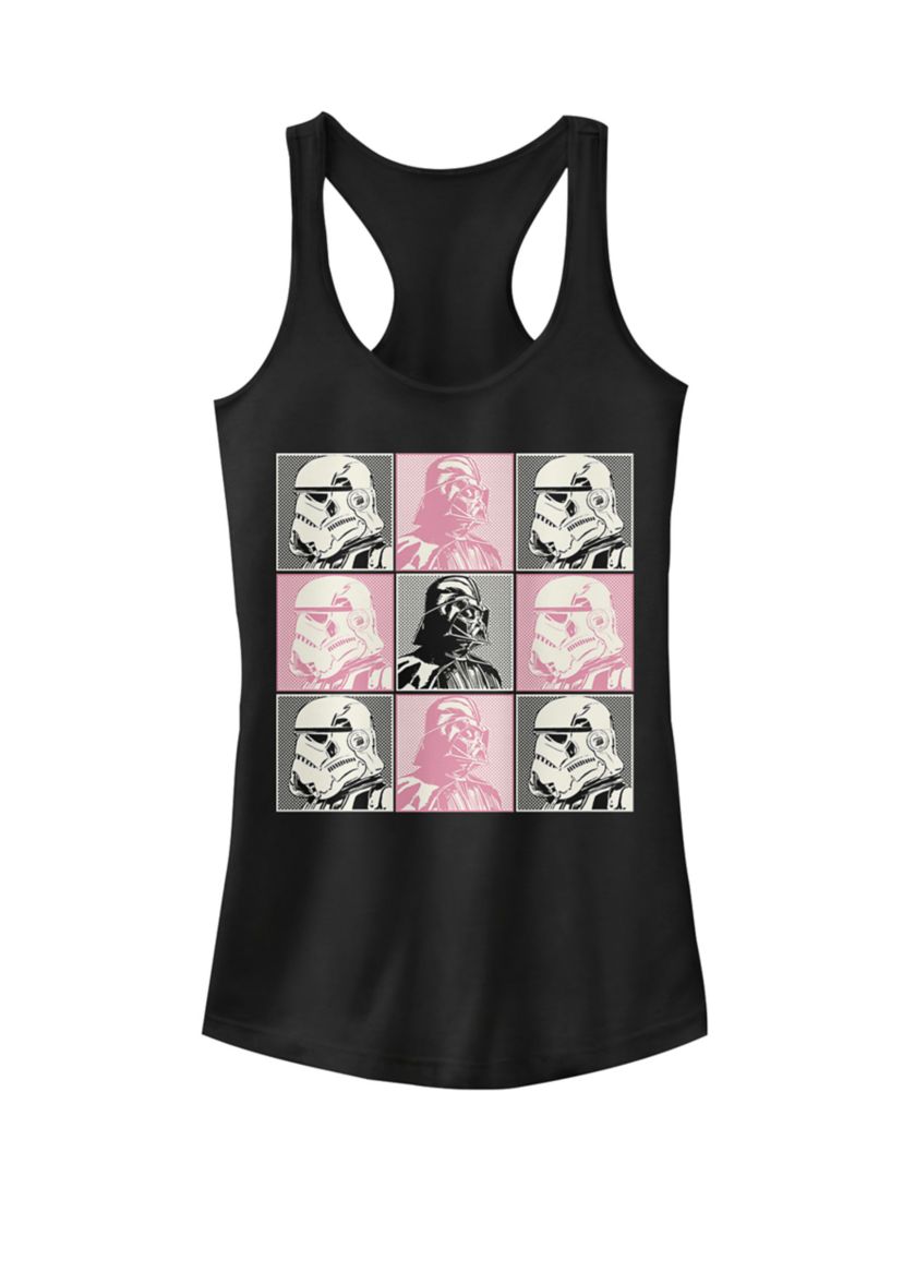 Dark Side Box Up Racerback Graphic Tank
