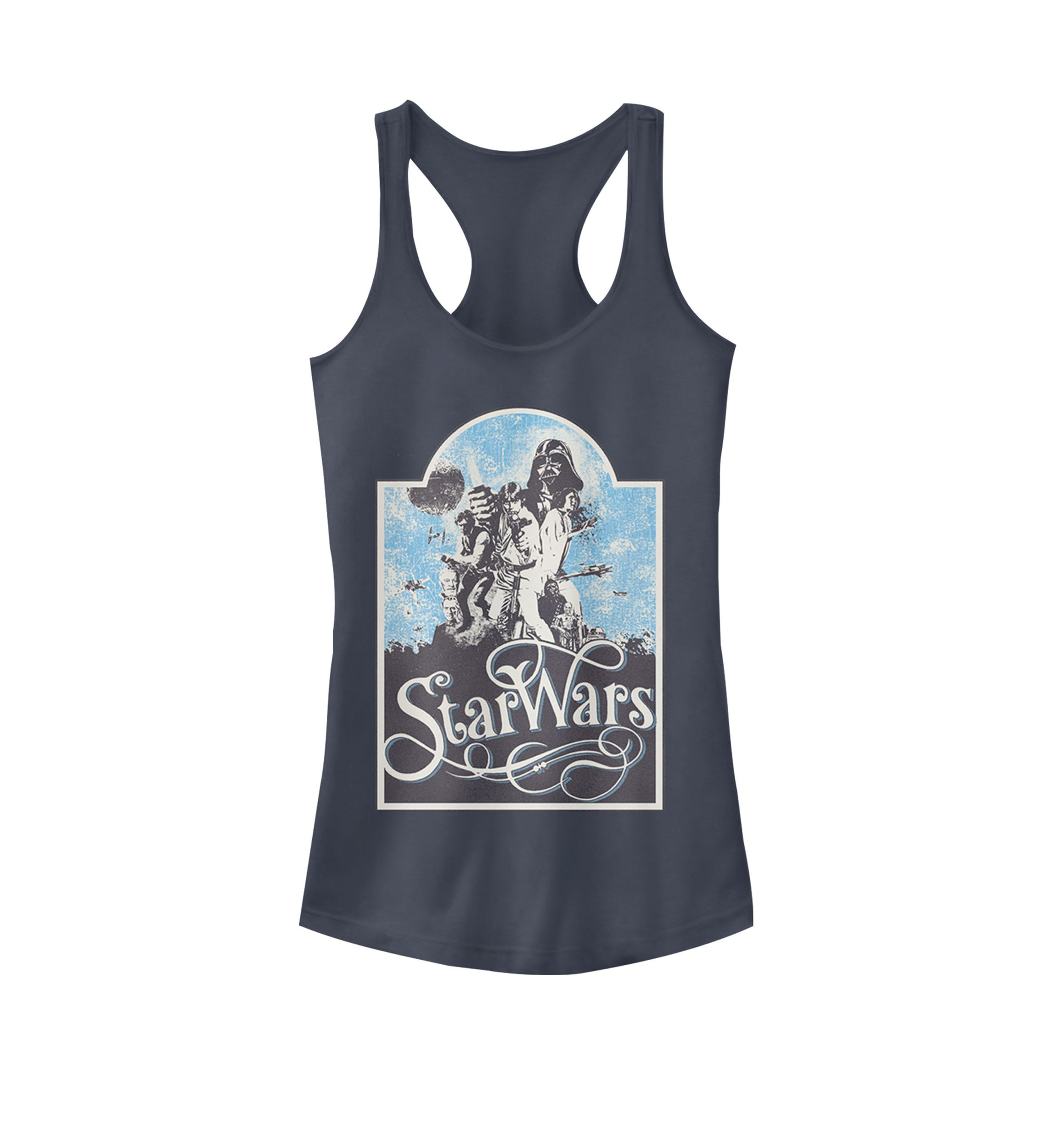 A New Hope Group Poster Racerback Graphic Tank