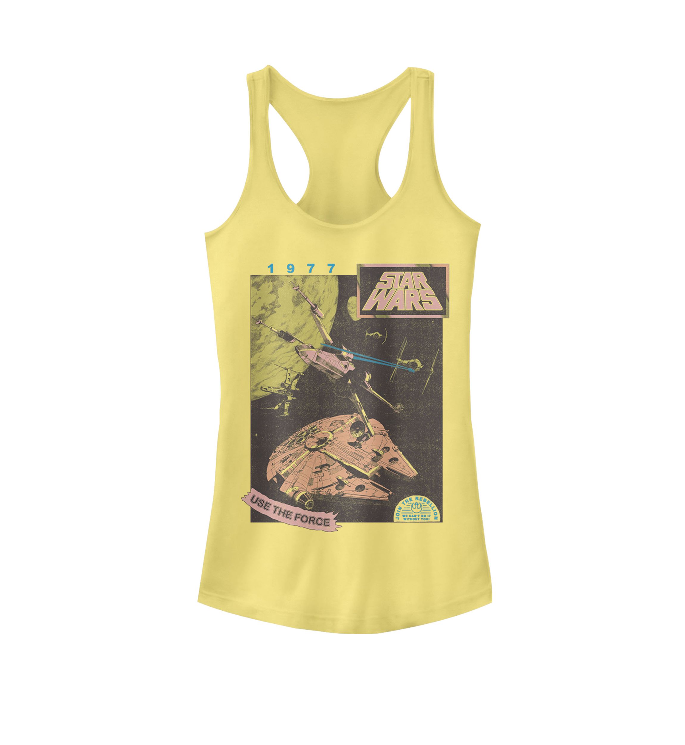 Join The Rebellion Racerback Graphic Tank