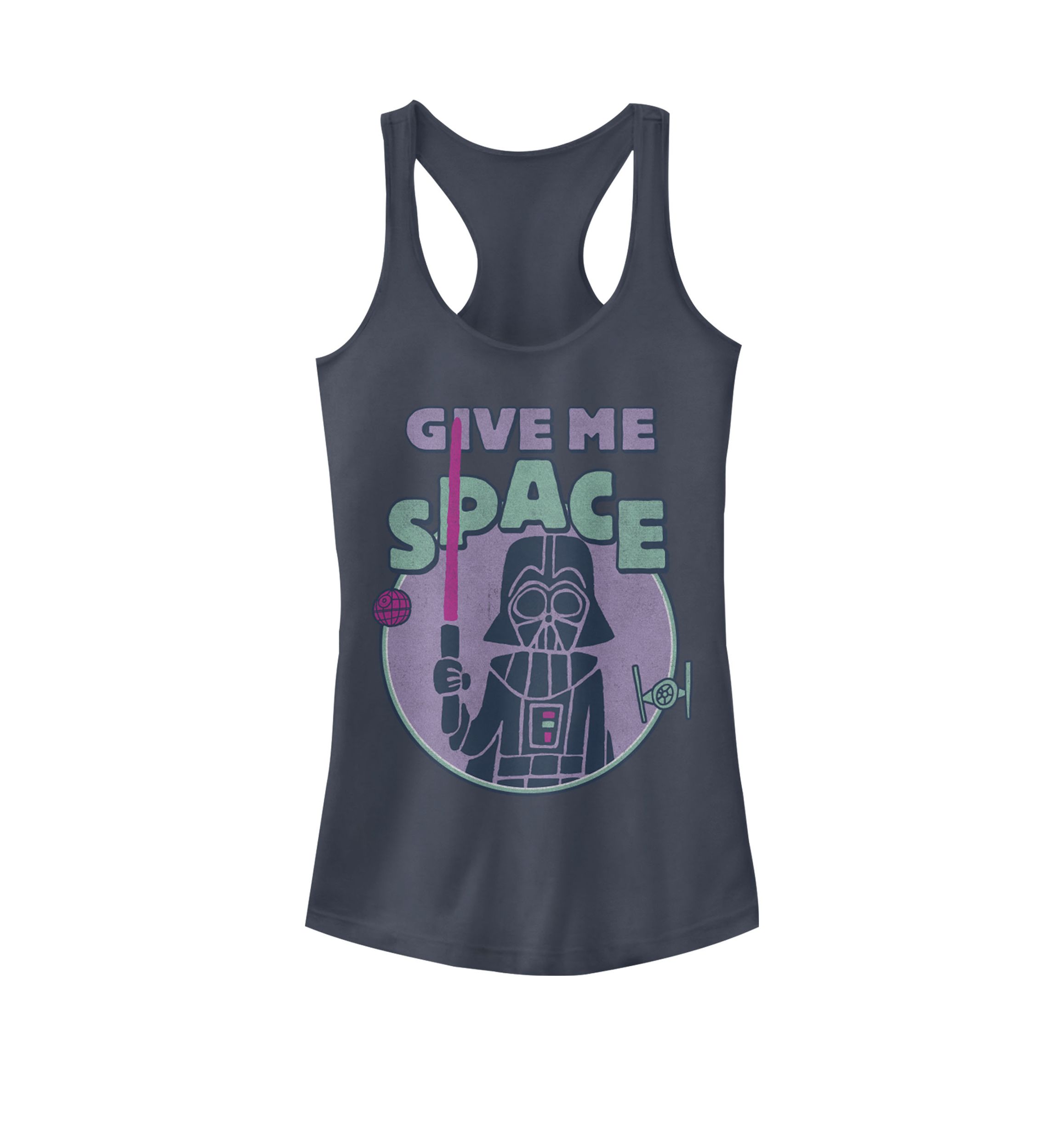 Darth Vader Give Me Space Racerback Graphic Tank