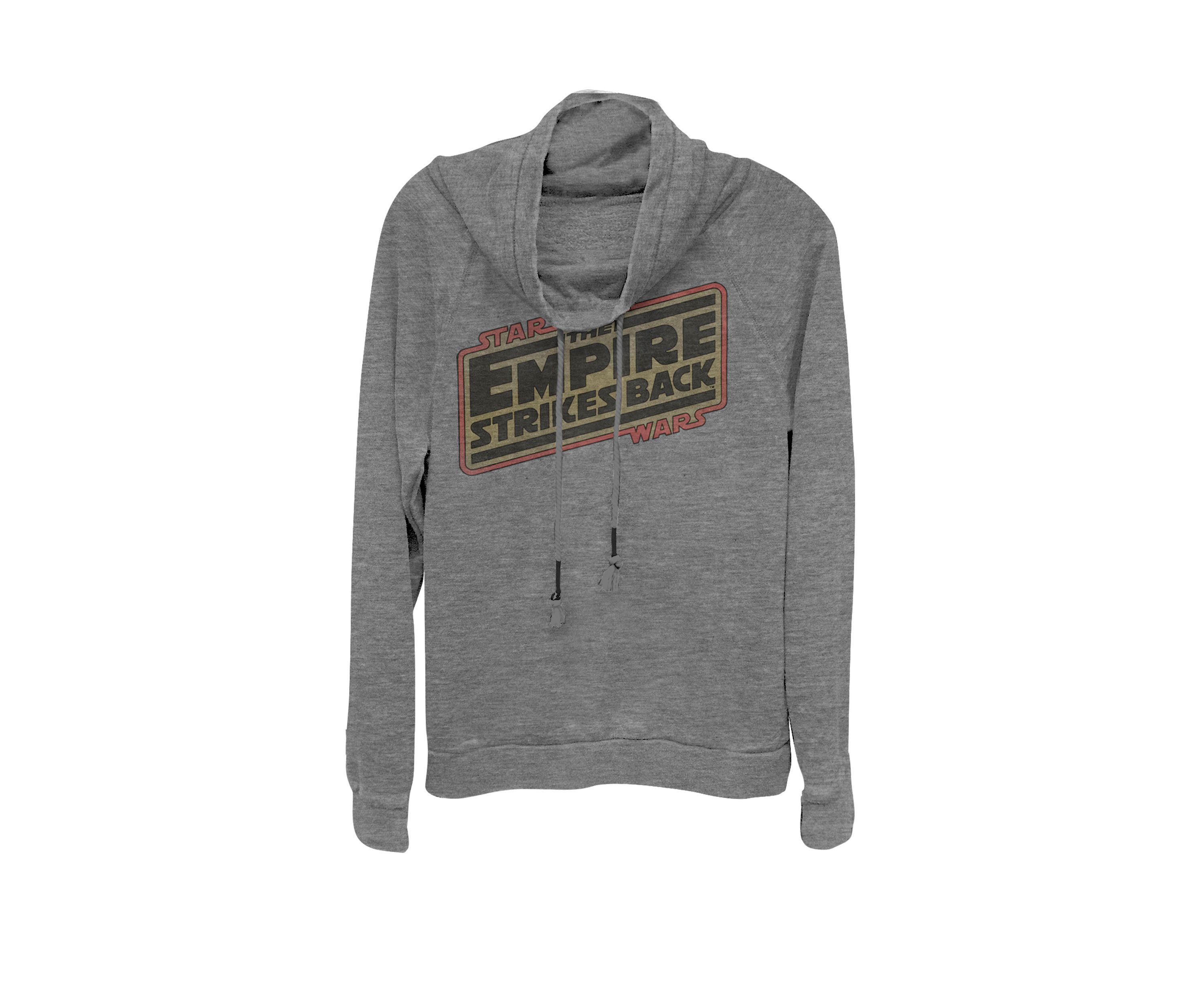 The Empire Strikes Back Classic Logo Cowl Neck Graphic Pullover