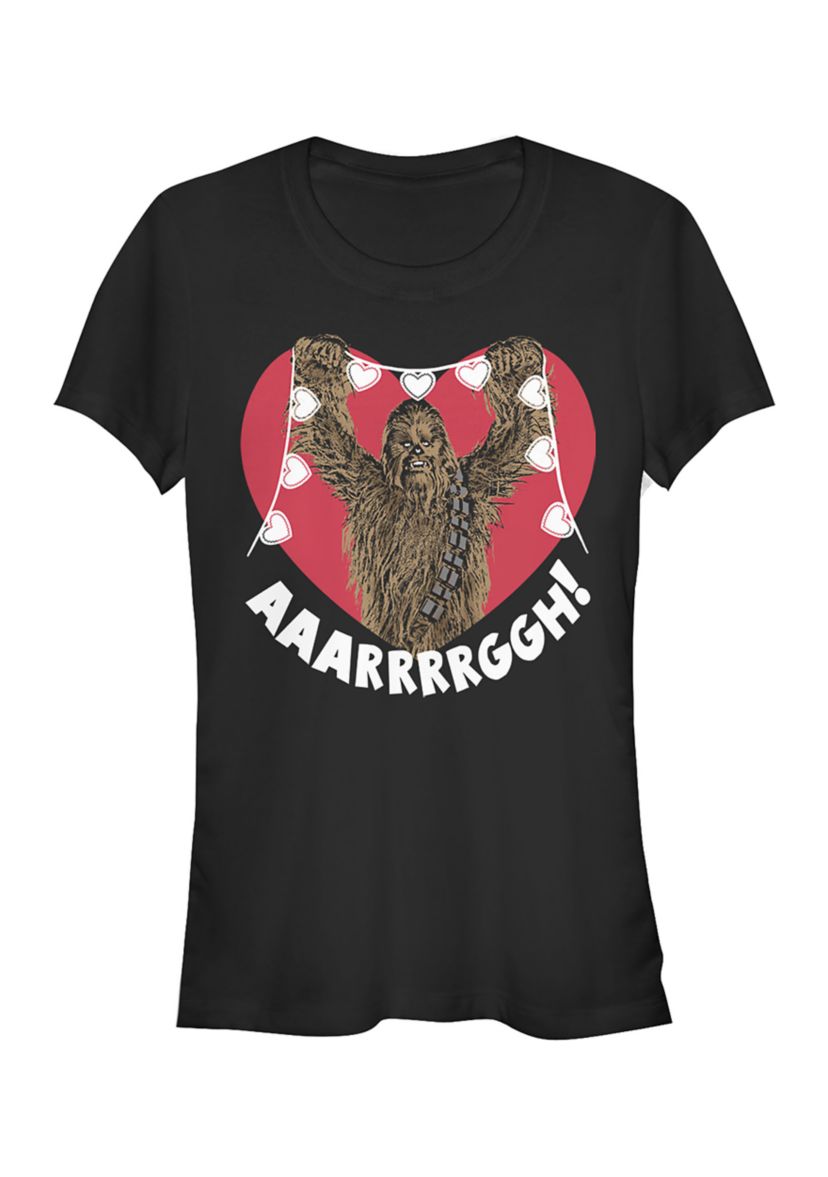 Juniors  Chewie Crafting Hearts T-Shirt