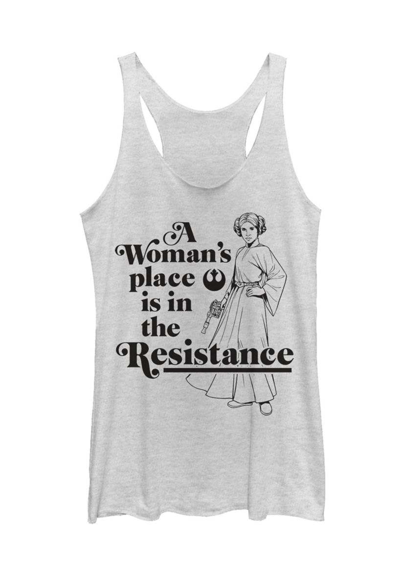 Juniors Resist Woman2 Graphic Tank