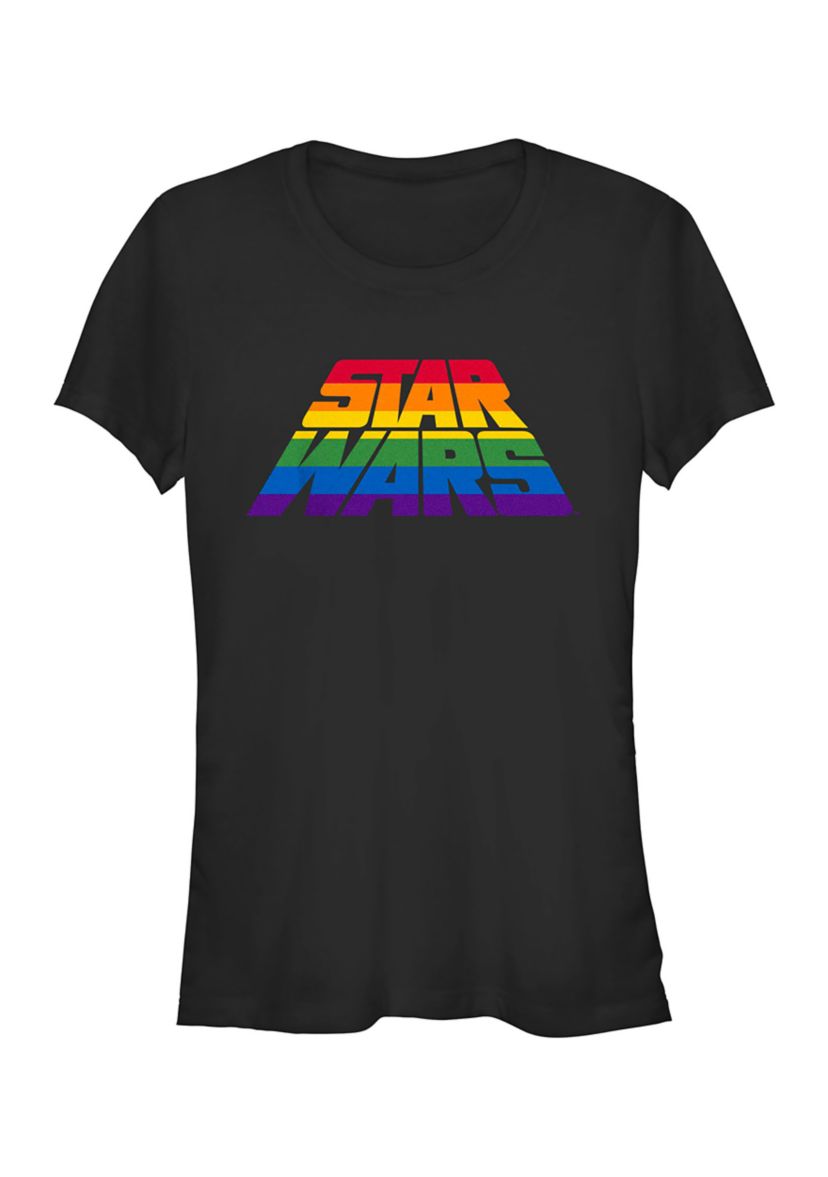 Perspective Rainbow Logo Graphic T-Shirt