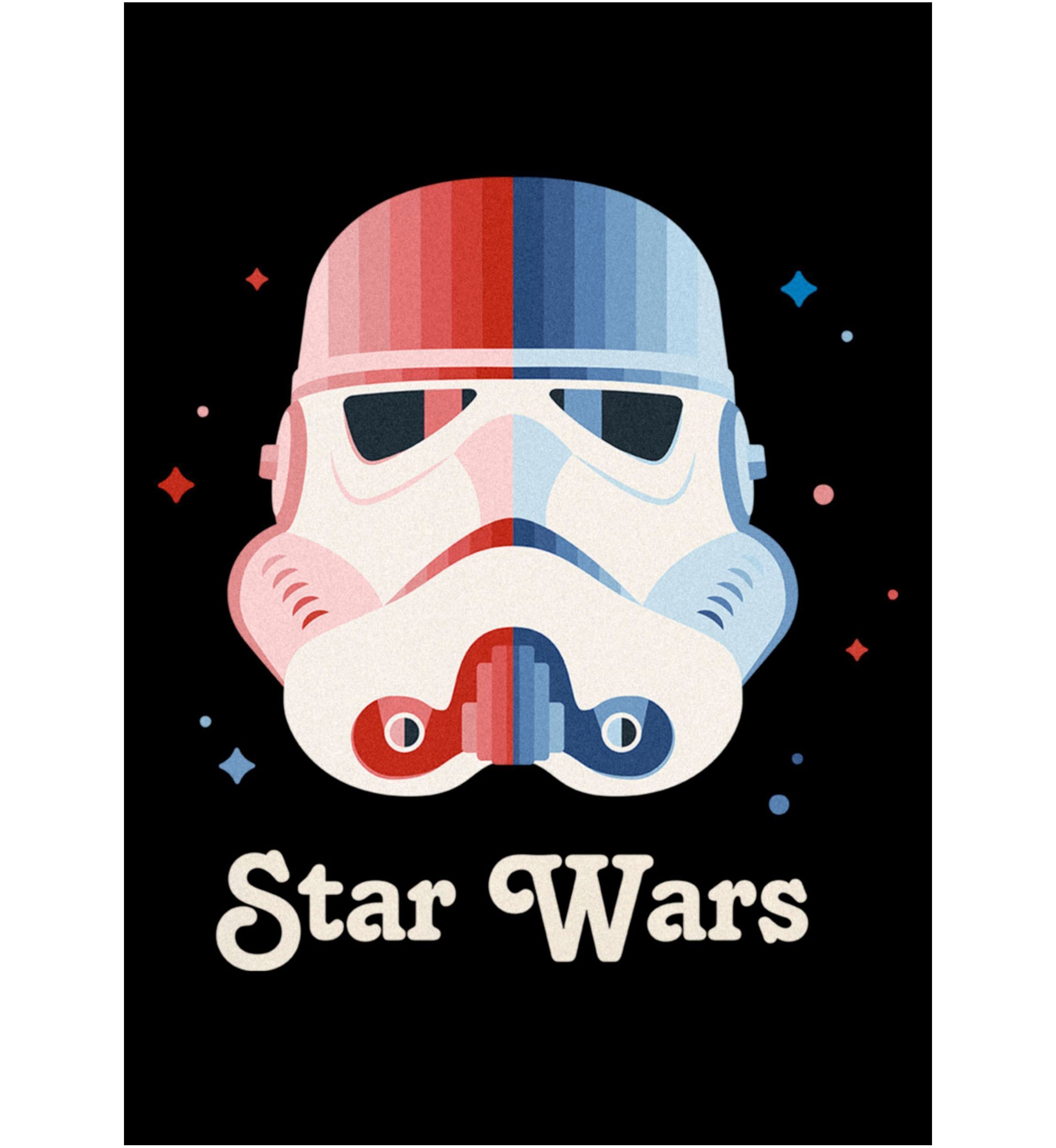 Striped Trooper Graphic T-Shirt