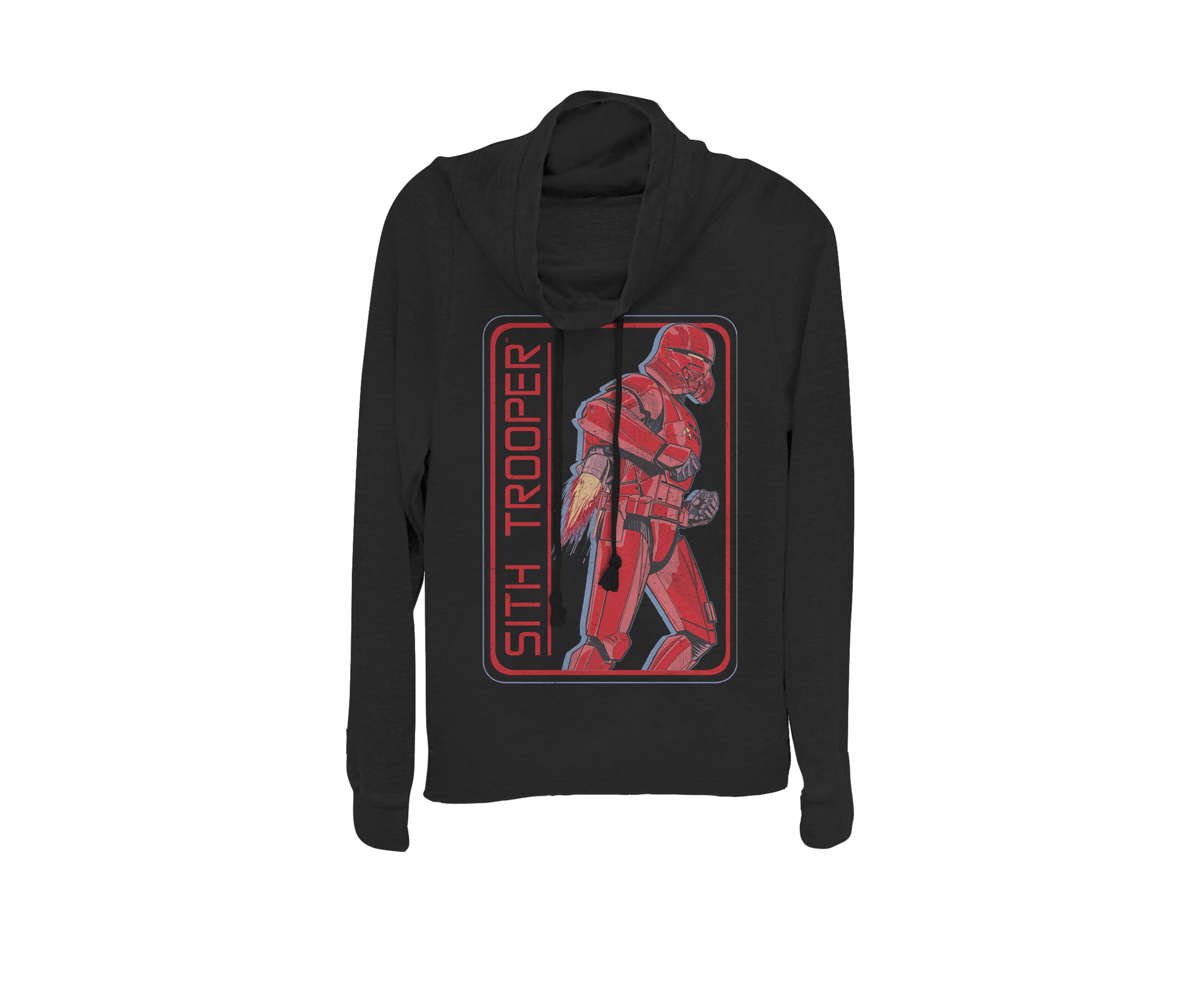 Rise of Skywalker Sith Trooper Jet Pack Cowl Neck Graphic Pullover