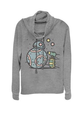 Star Wars Bb-8 D-O Pastel Droid Buddies Cowl Neck Graphic Pullover