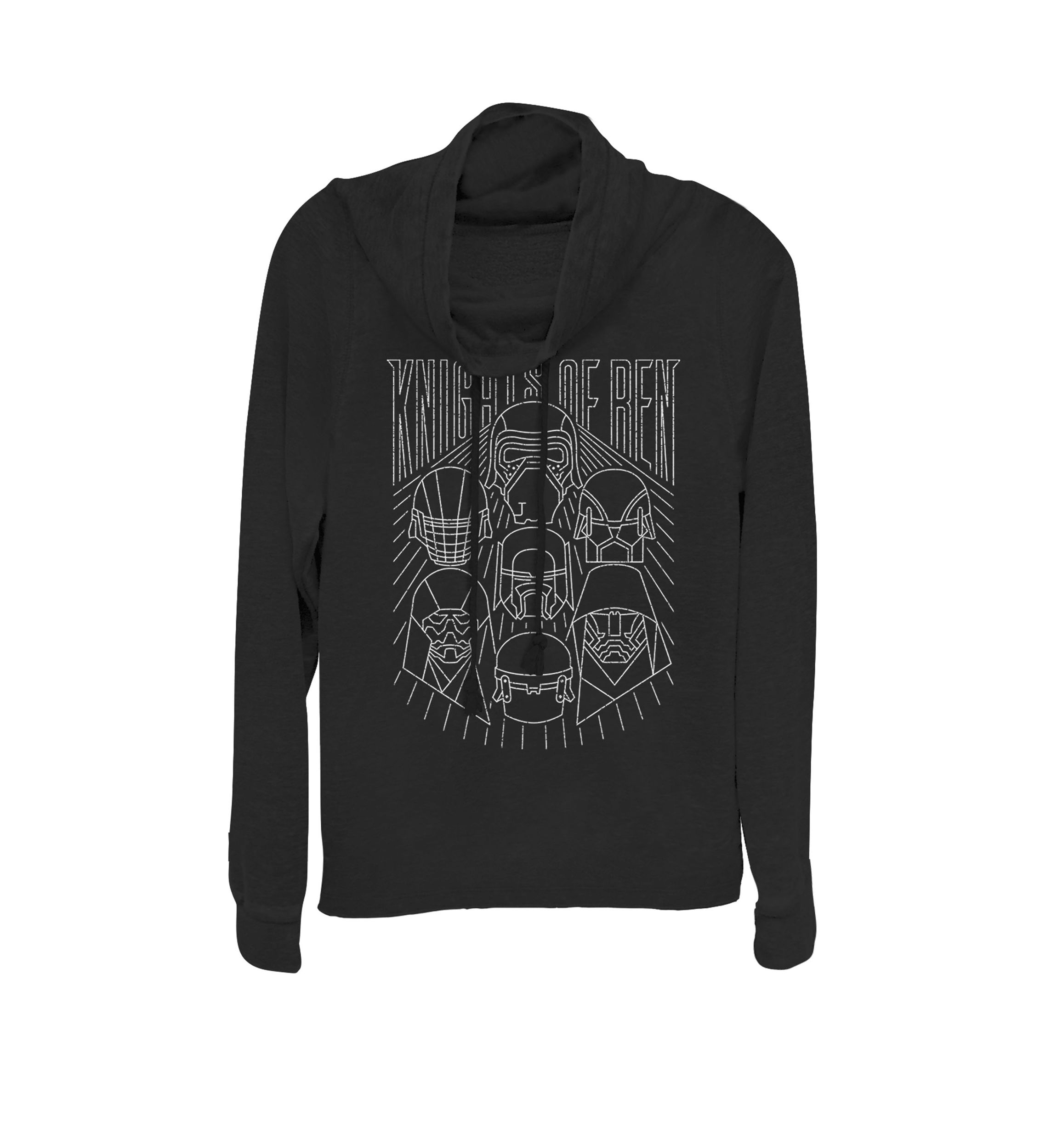 Rise Of Skywalker knights Of Ren Line Art Cowl Neck Graphic Pullover
