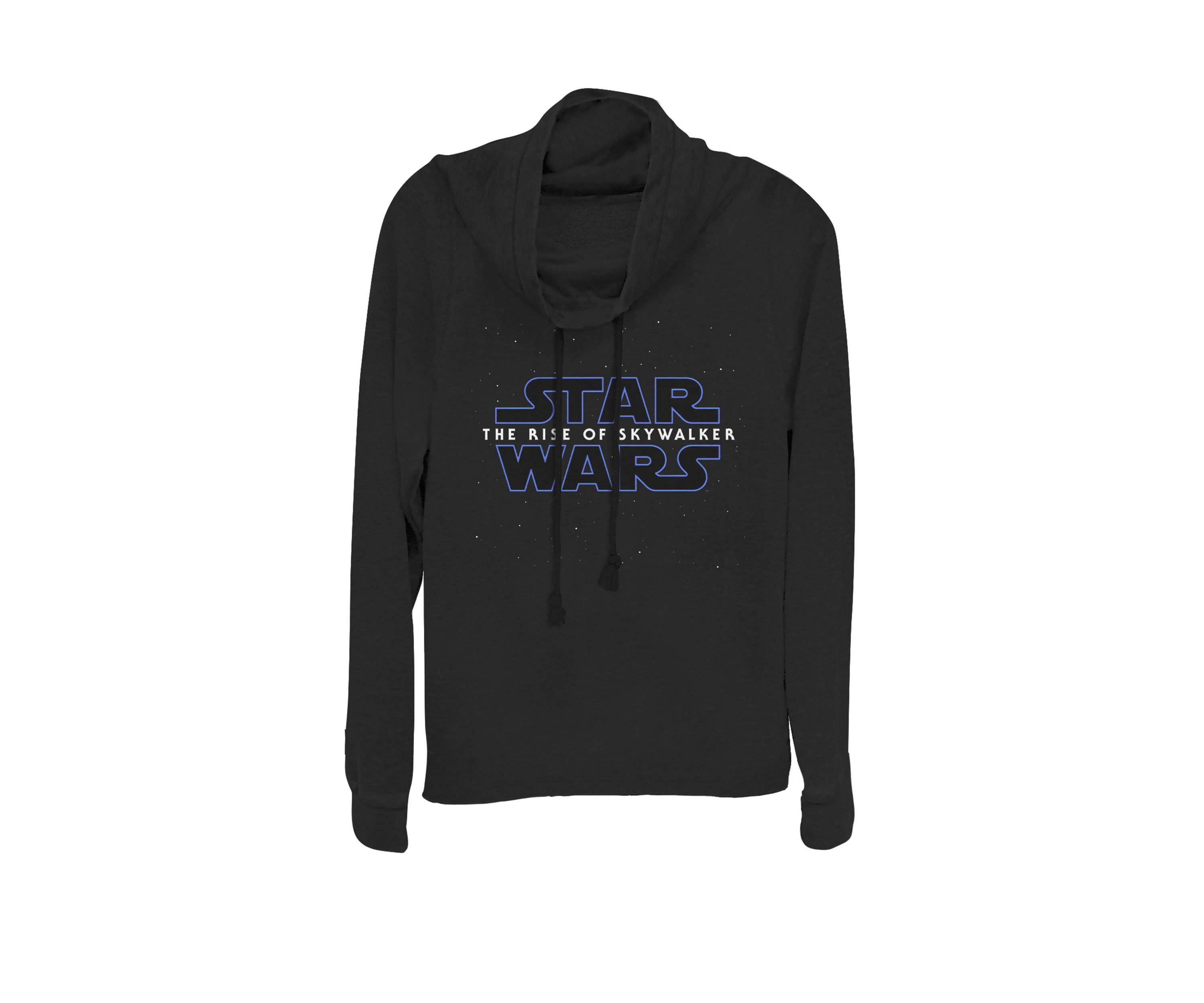 The Rise Of Skywalker Episode 9 Movie Space Logo Cowl Neck Graphic Pullover