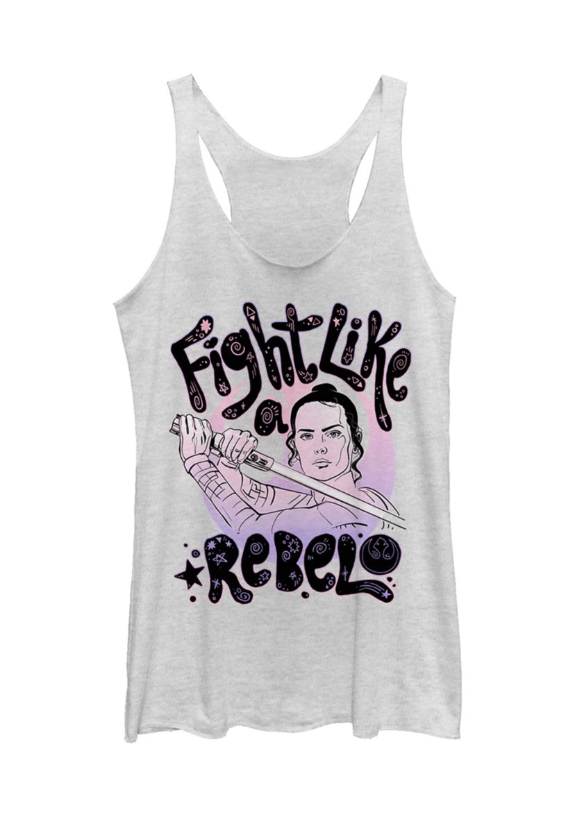 Juniors  Rebel Girl Graphic Tank