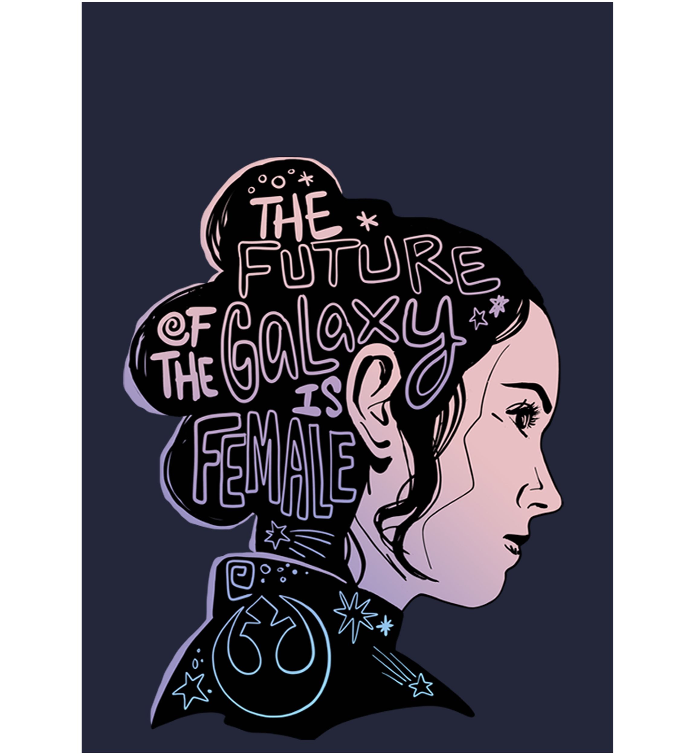 Juniors  Female Future Silhouette Graphic Pullover Top