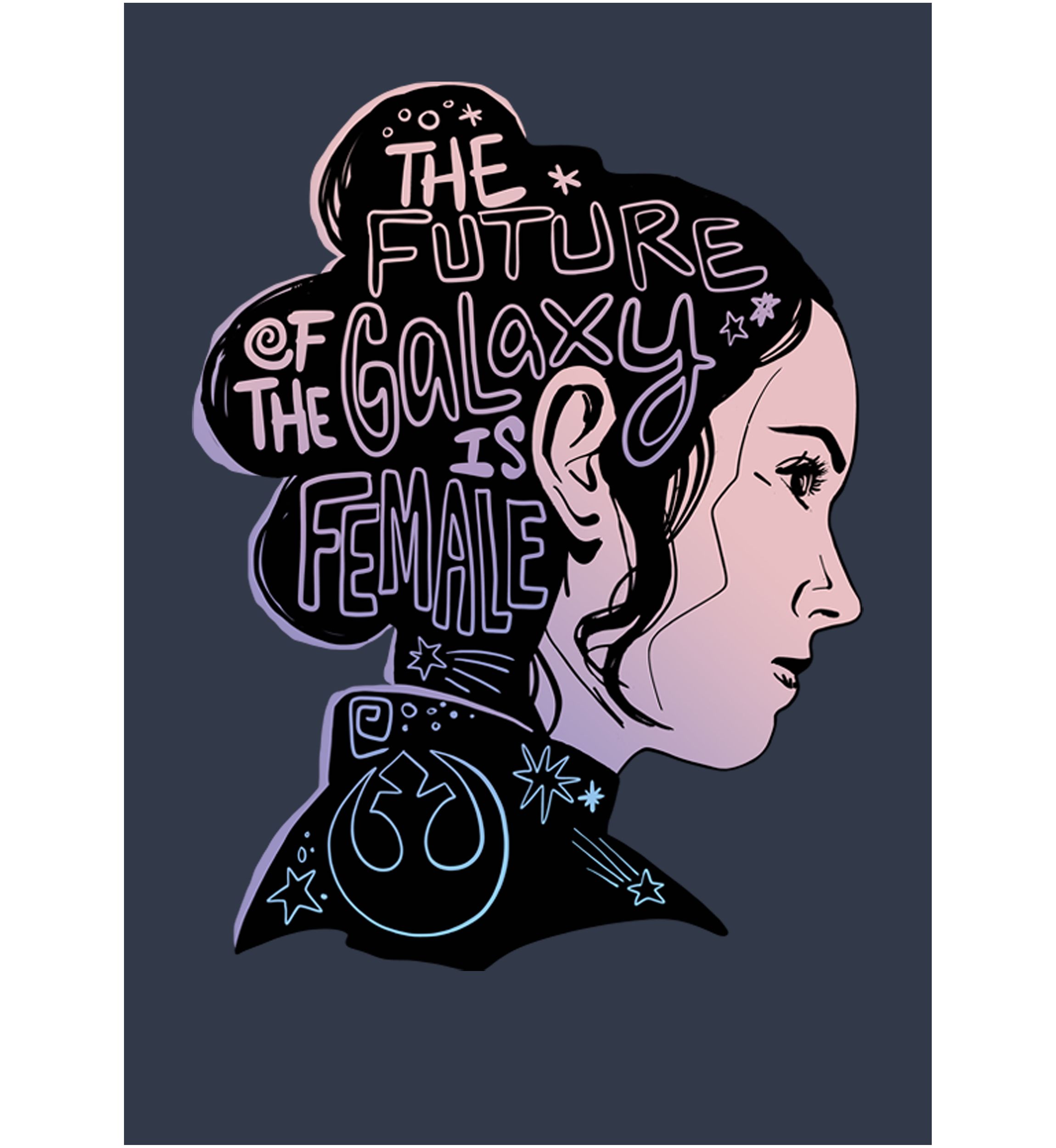 Juniors  Female Future Silhouette Graphic Tank