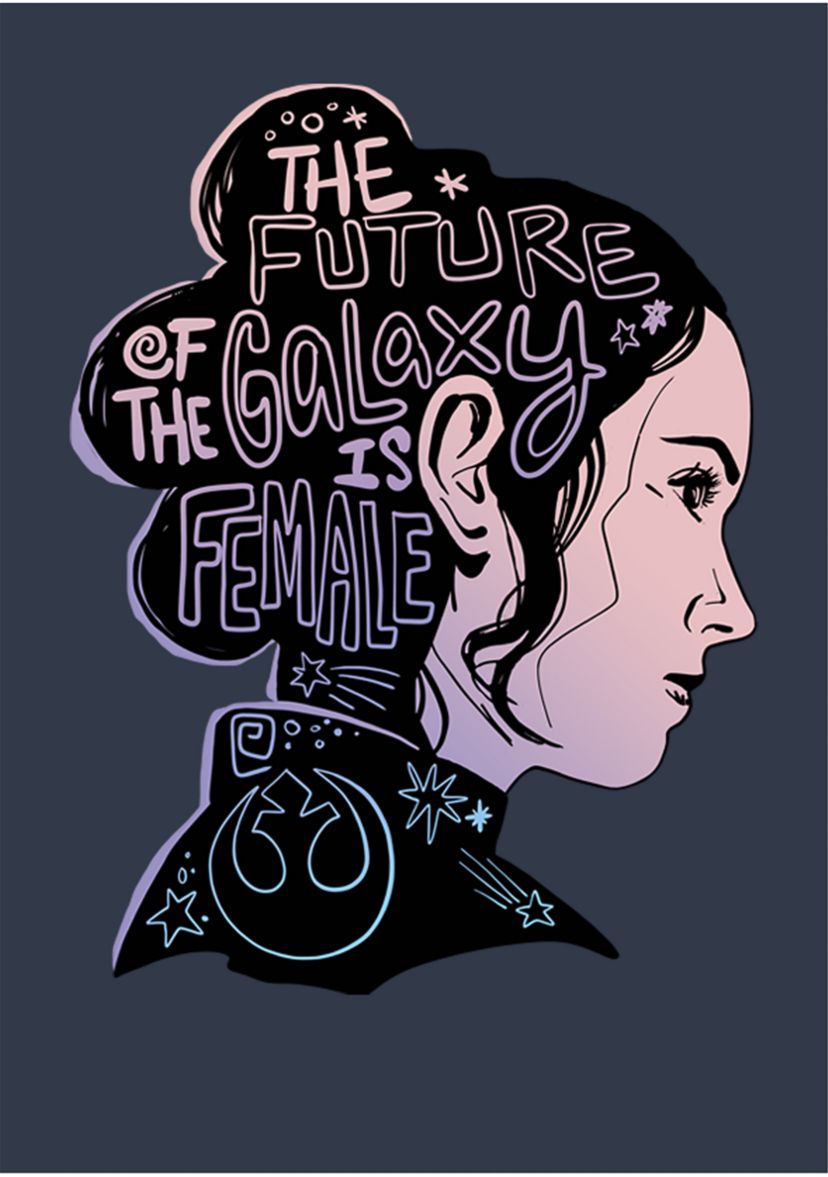 Juniors  Female Future Silhouette Graphic Tank