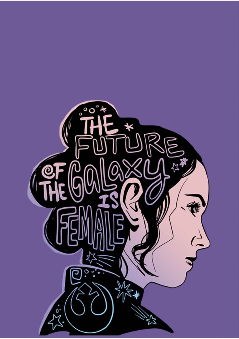 Juniors  Female Future Silhouette Graphic Tank