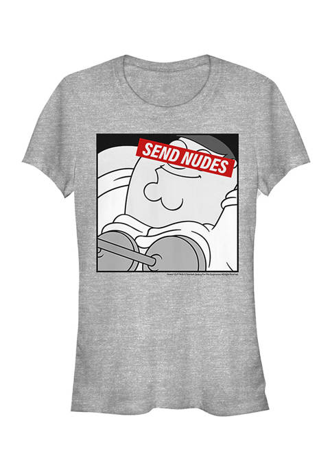 Juniors Nudes Graphic T-Shirt
