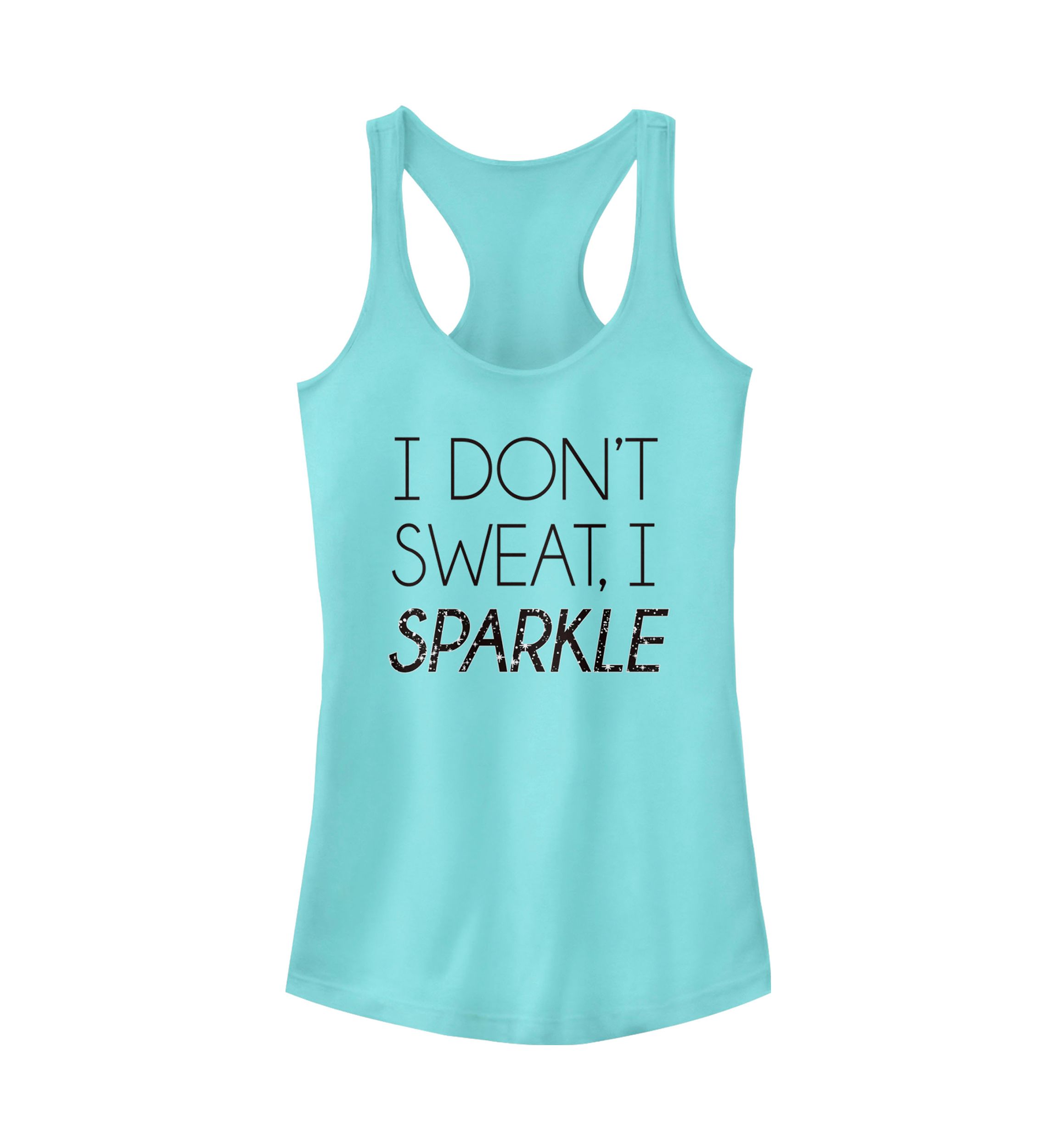 	  Juniors Sparkles Only Tank Top  