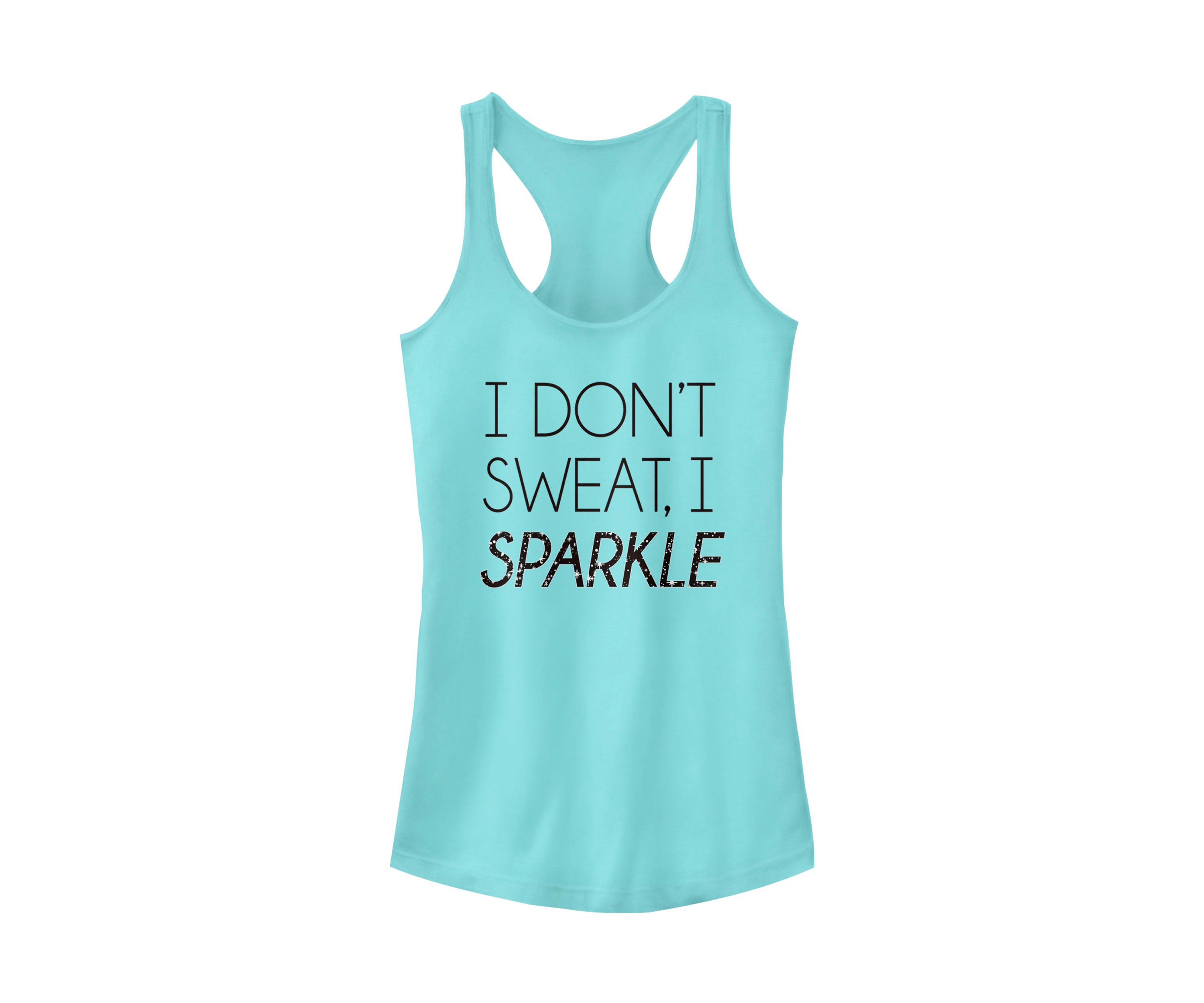 	  Juniors Sparkles Only Tank Top  