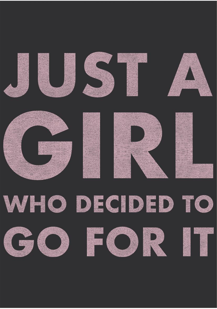 Juniors Just A Girl Graphic Tank
