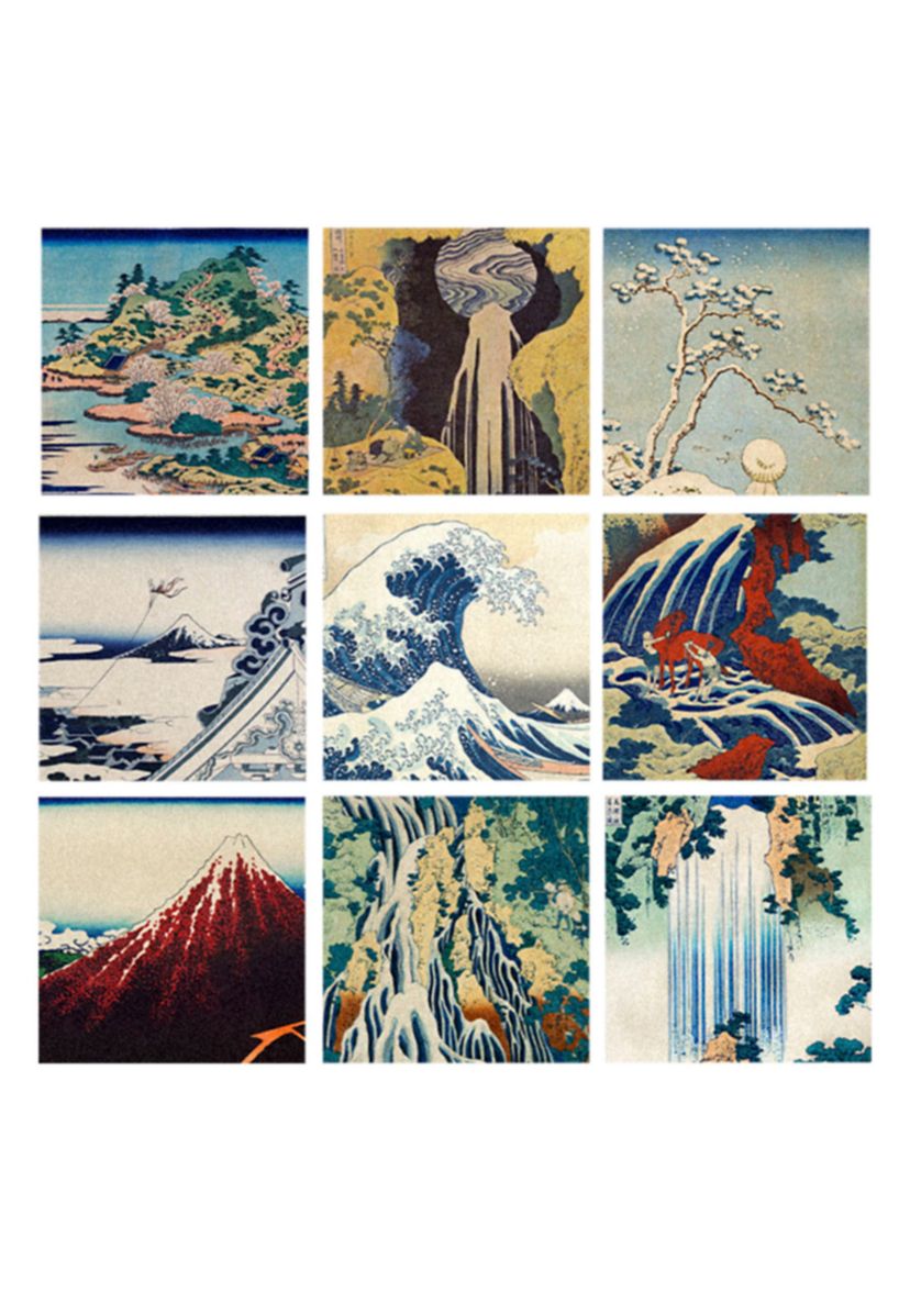 Katsushika Hokusai Landscapes Graphic T-Shirt