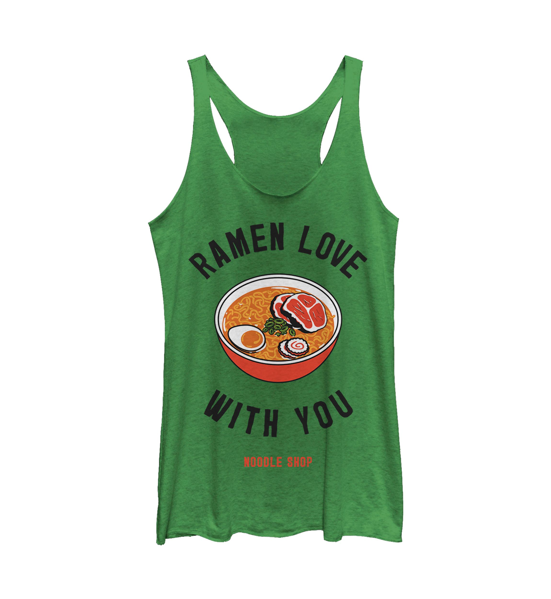 Juniors V-Line Ramen Love Graphic Tank