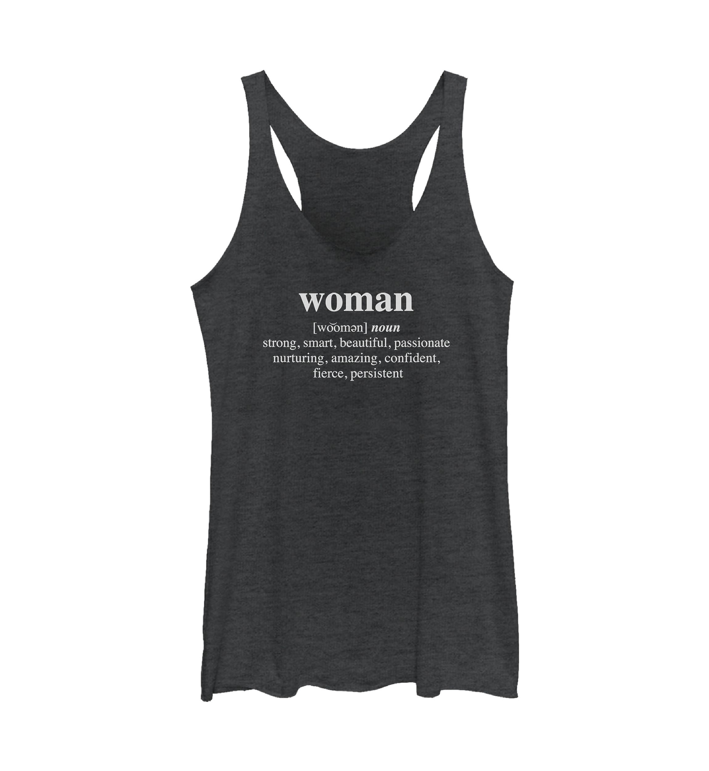 Juniors  Woman Definition V3 Graphic Tank