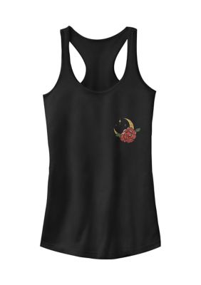 Tom and Jerry Women's Moon Flower Zodiac Graphic Tank Top
