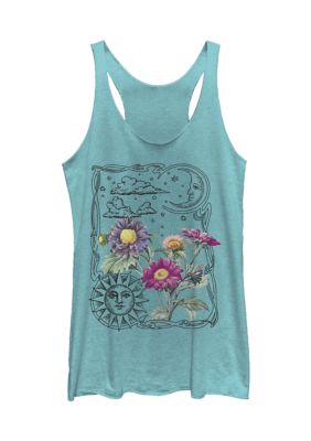 Tom and Jerry Women's Sun and Moon No Text Graphic Tank Top