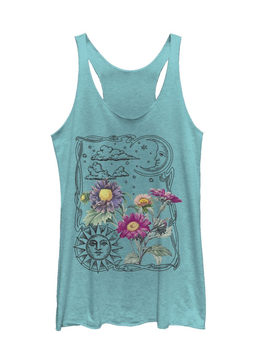 Sun and Moon No Text Graphic Tank