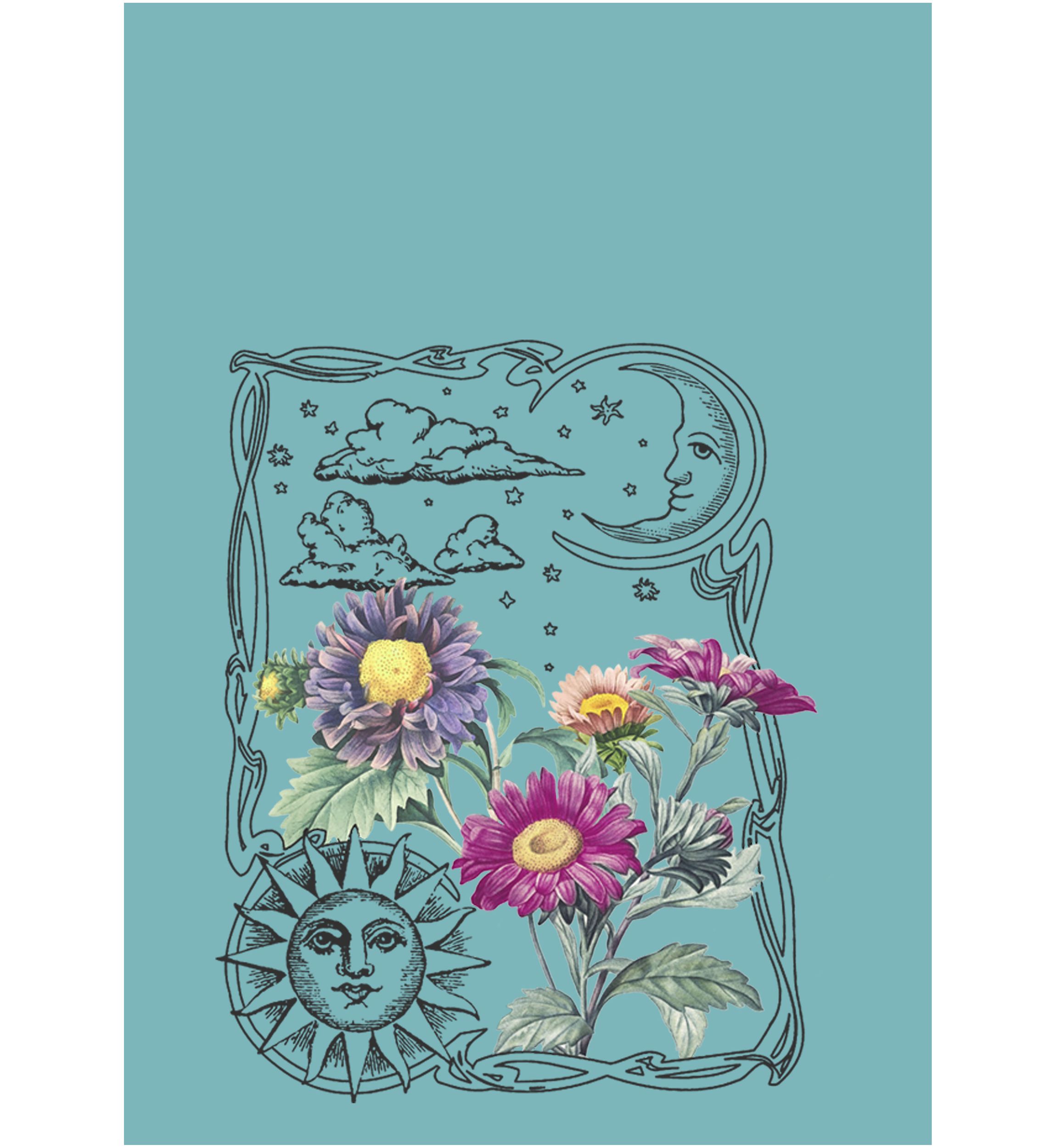 Sun and Moon No Text Graphic Tank