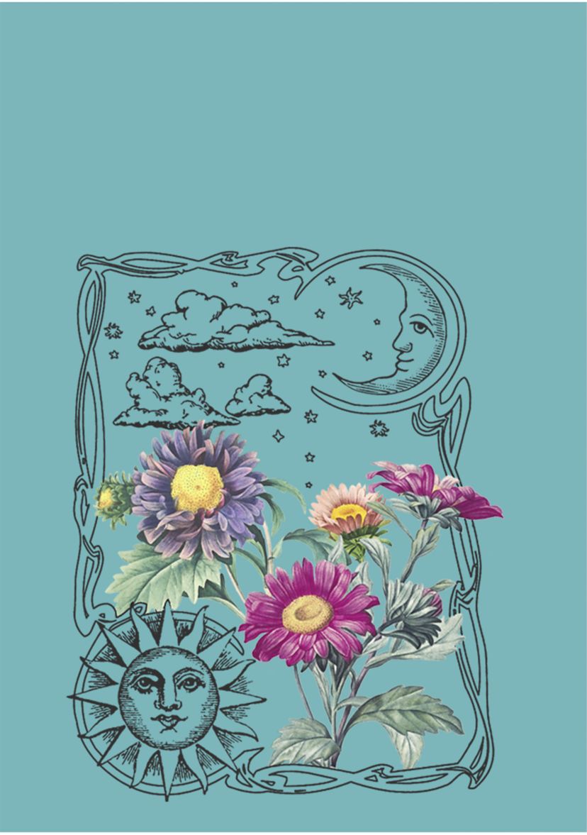Sun and Moon No Text Graphic Tank