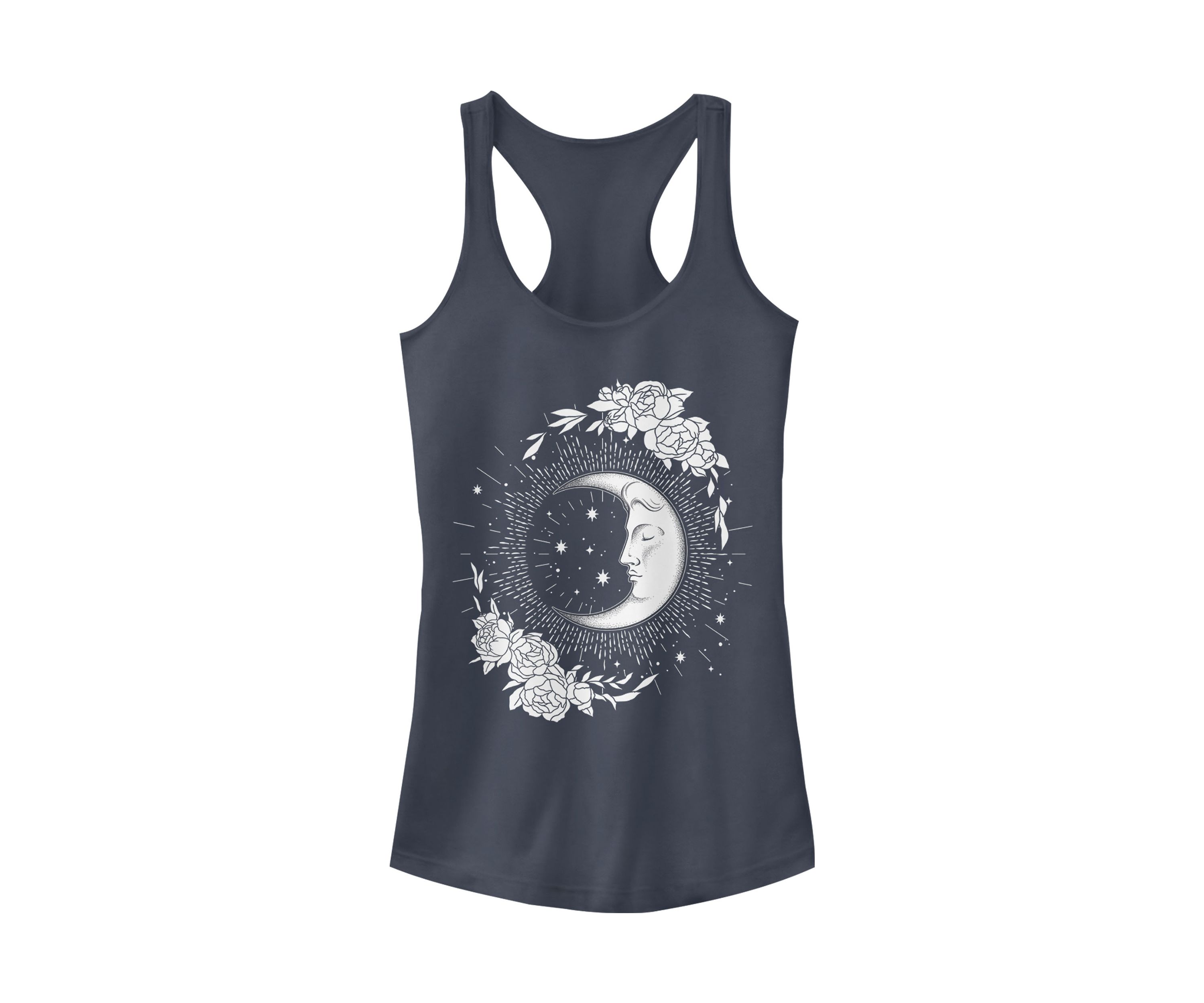 Moon and Flowers