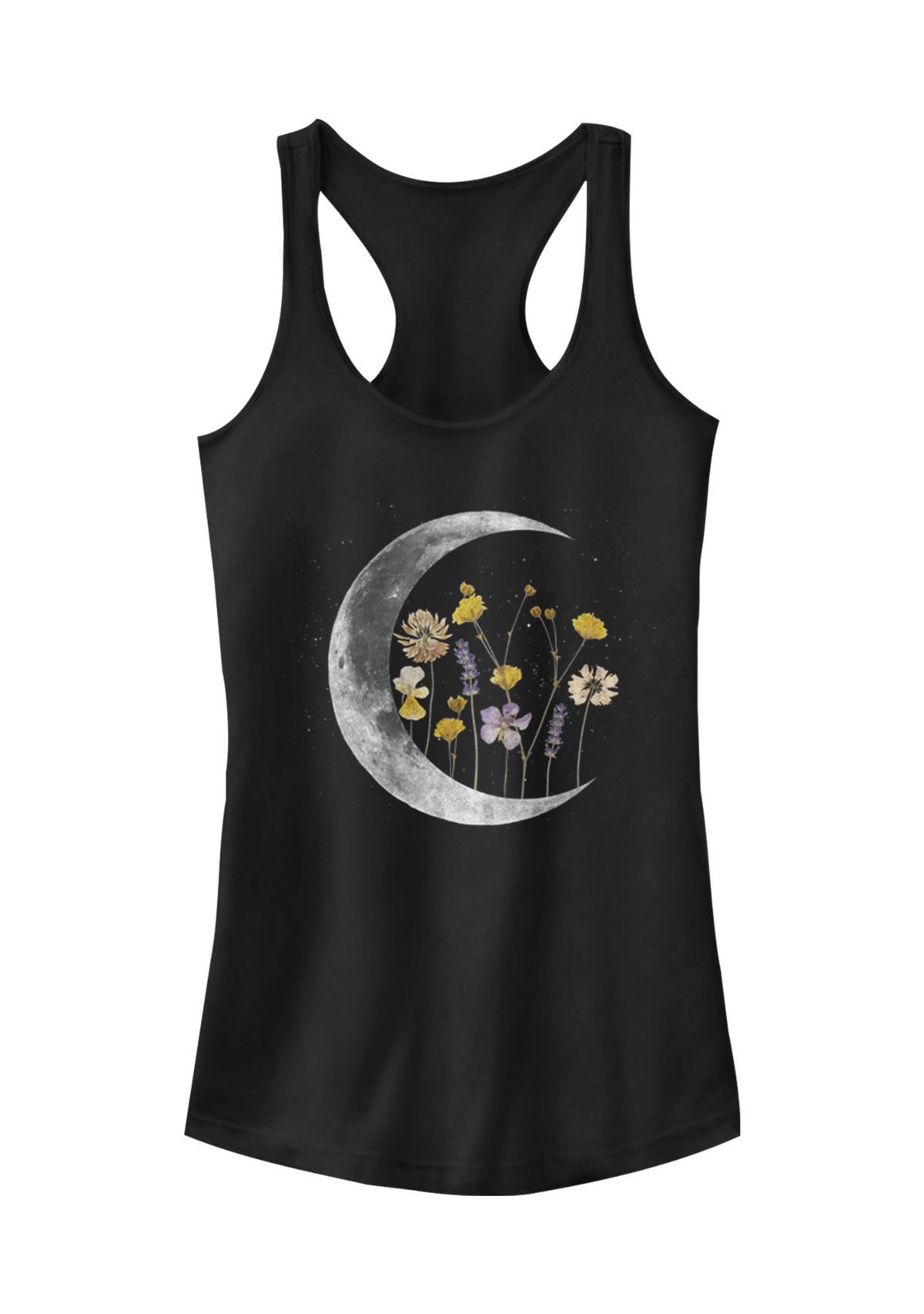 Night Moon Flower Graphic Tank