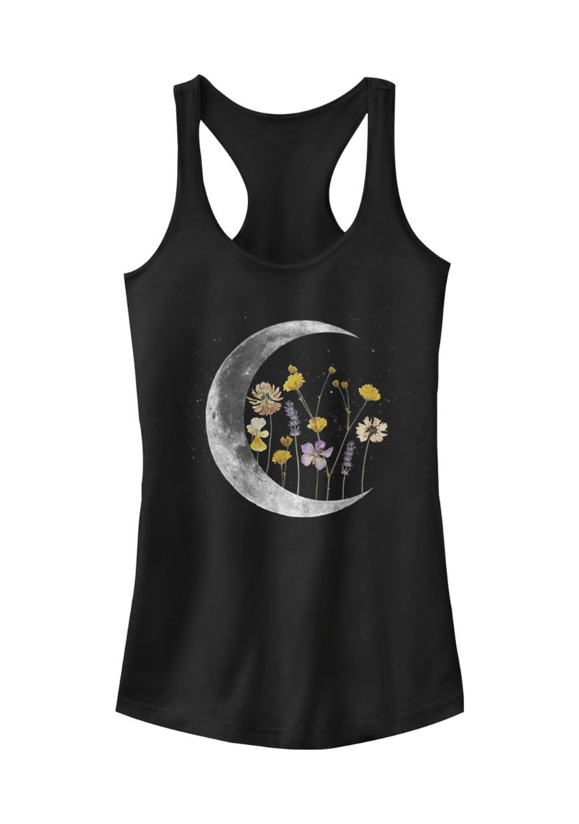 Night Moon Flower Graphic Tank