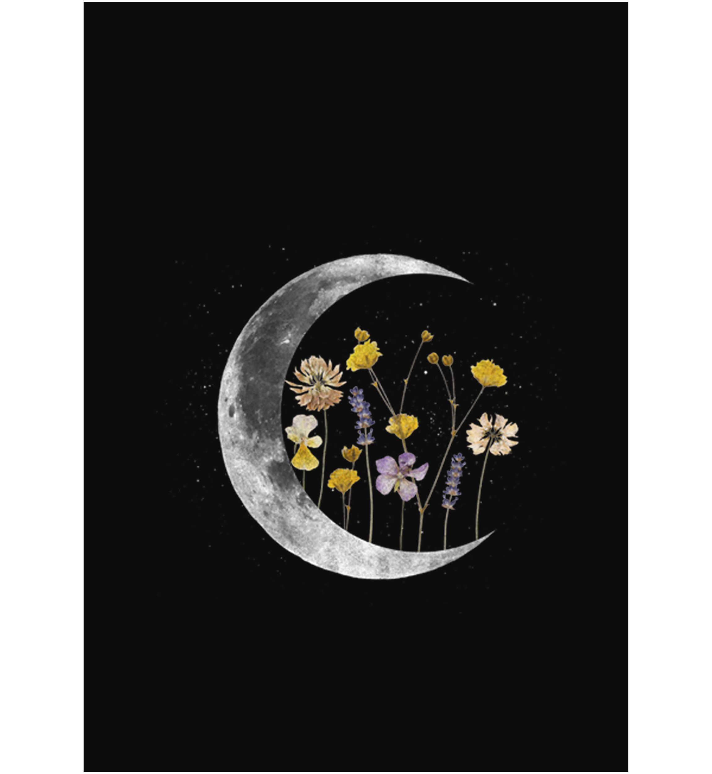 Night Moon Flower Graphic Tank