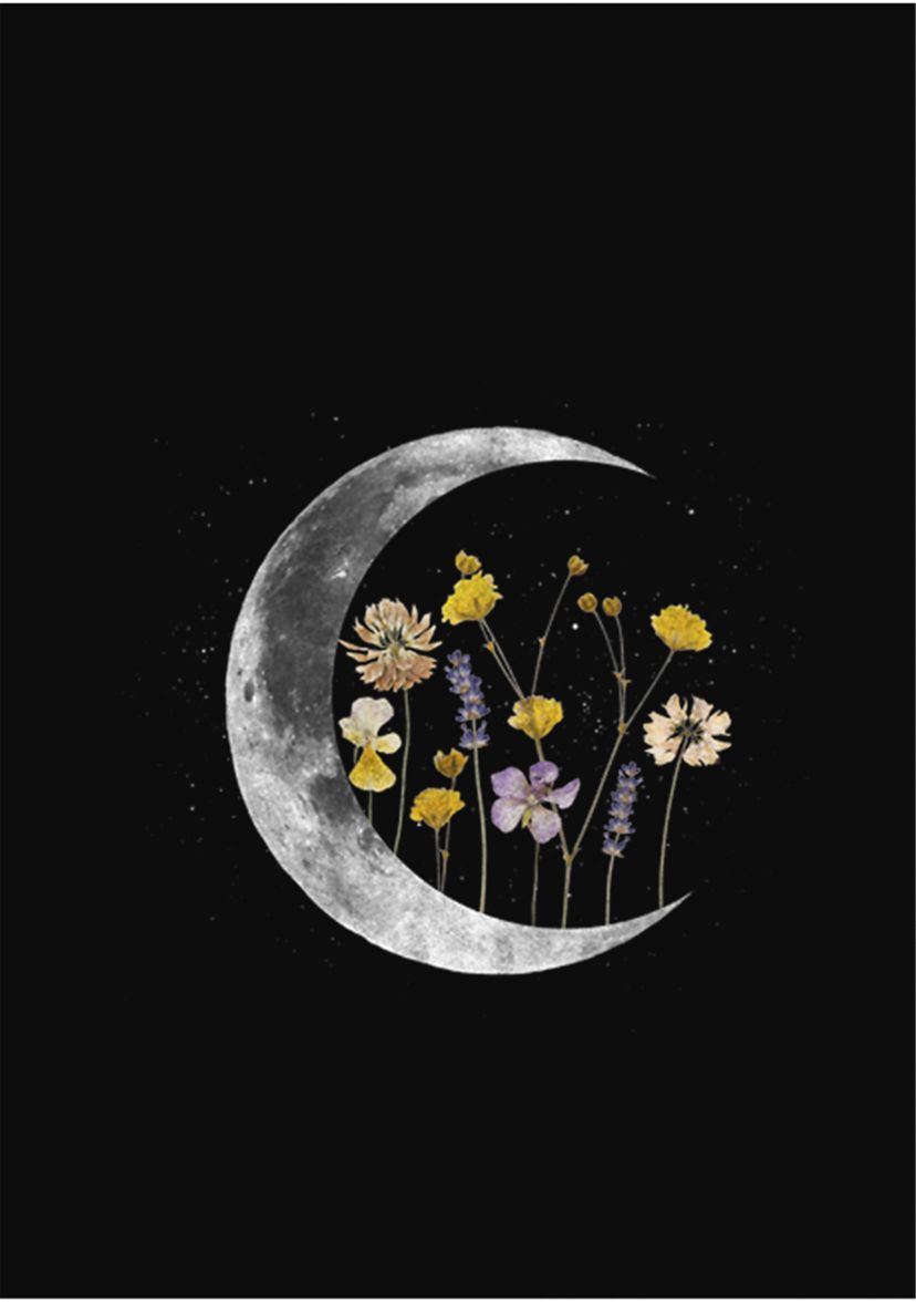 Night Moon Flower Graphic Tank
