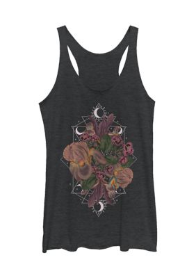 Tom and Jerry Women's Geometric Floral Graphic Tank Top