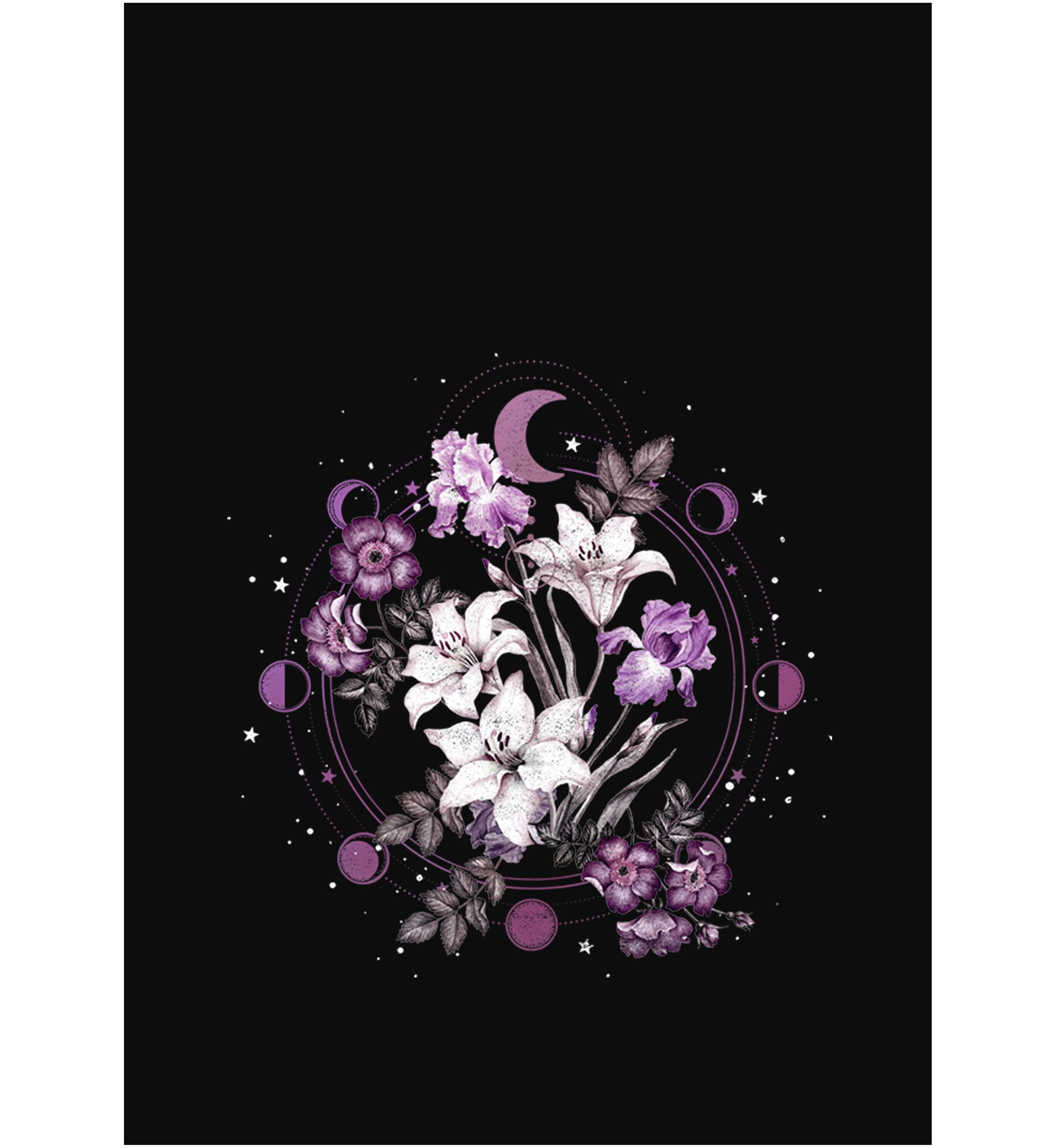 Floral Moon Graphic Tank