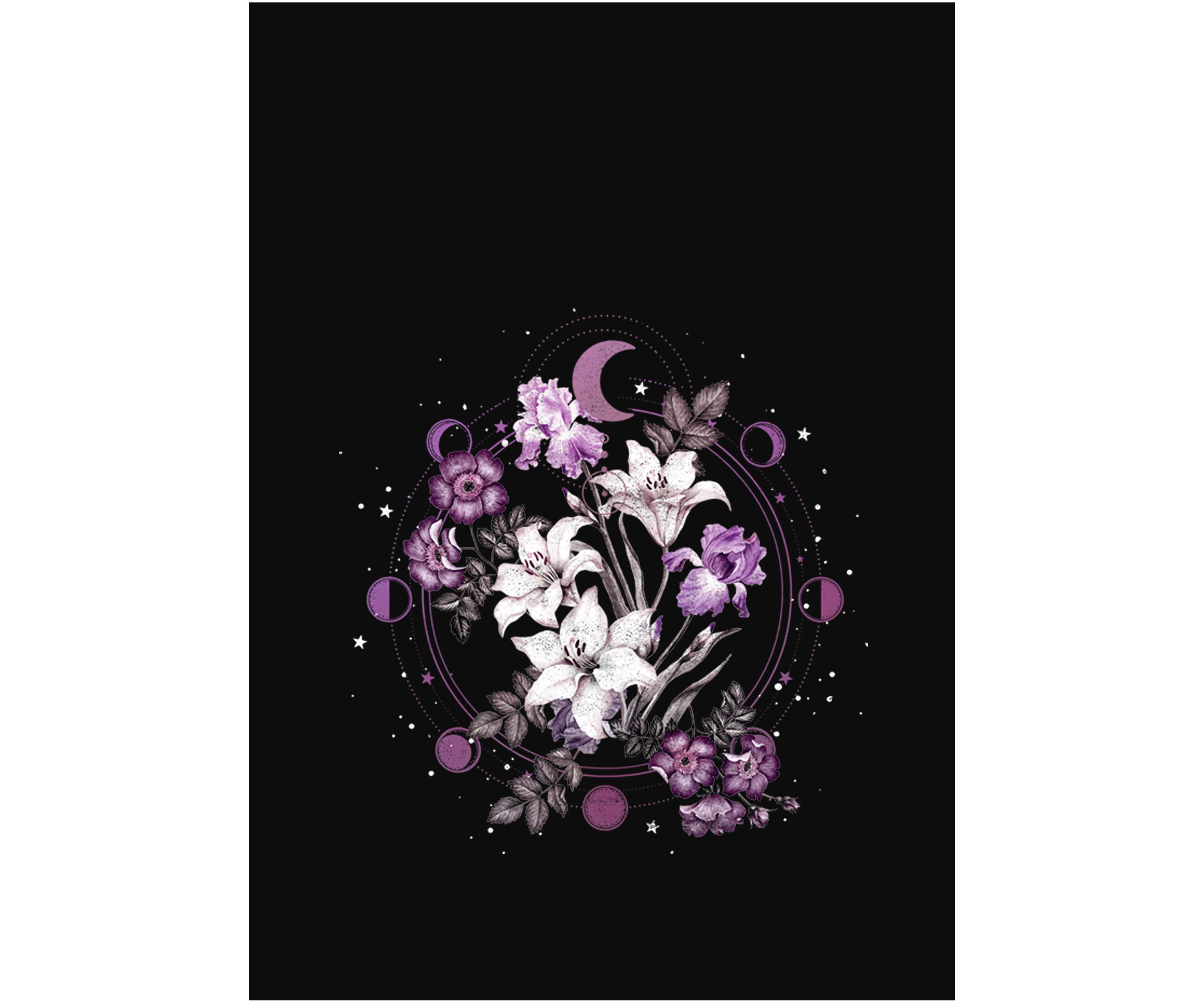 Floral Moon Graphic Tank