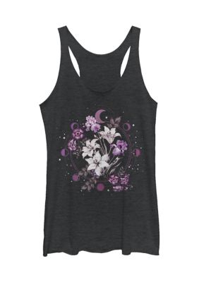 Tom and Jerry Women's Floral Moon Graphic Tank Top