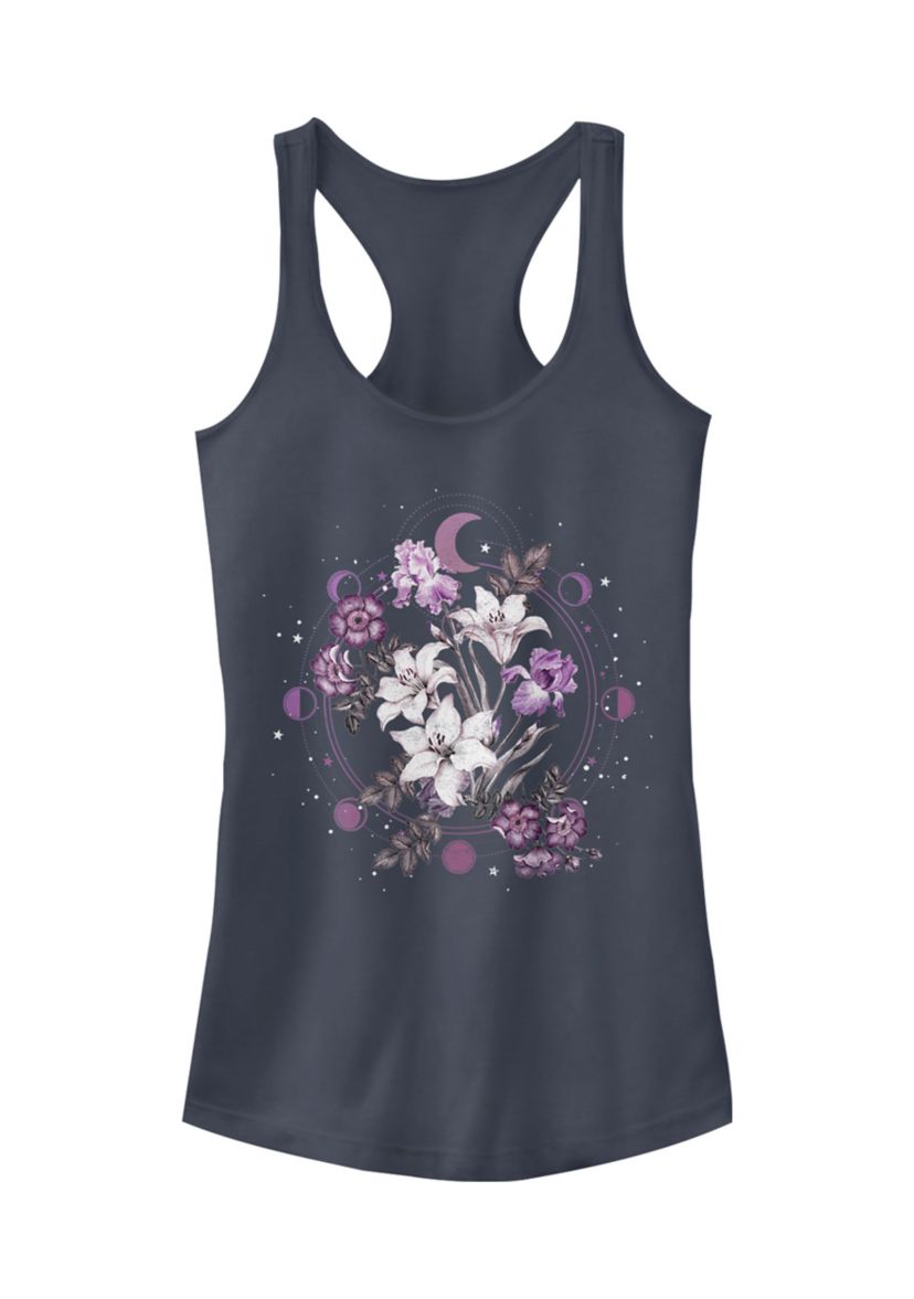 Floral Moon Graphic Tank