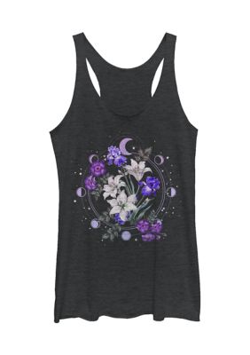 Tom and Jerry Women's Floral Moon, Black, XXL