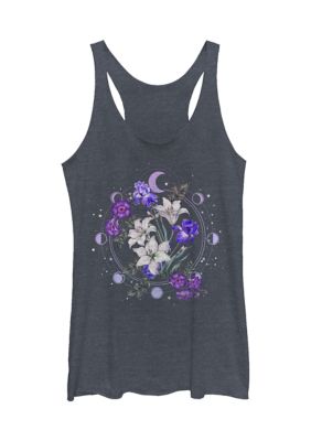 Tom and Jerry Women's Floral Moon, Navy Blue, XXL