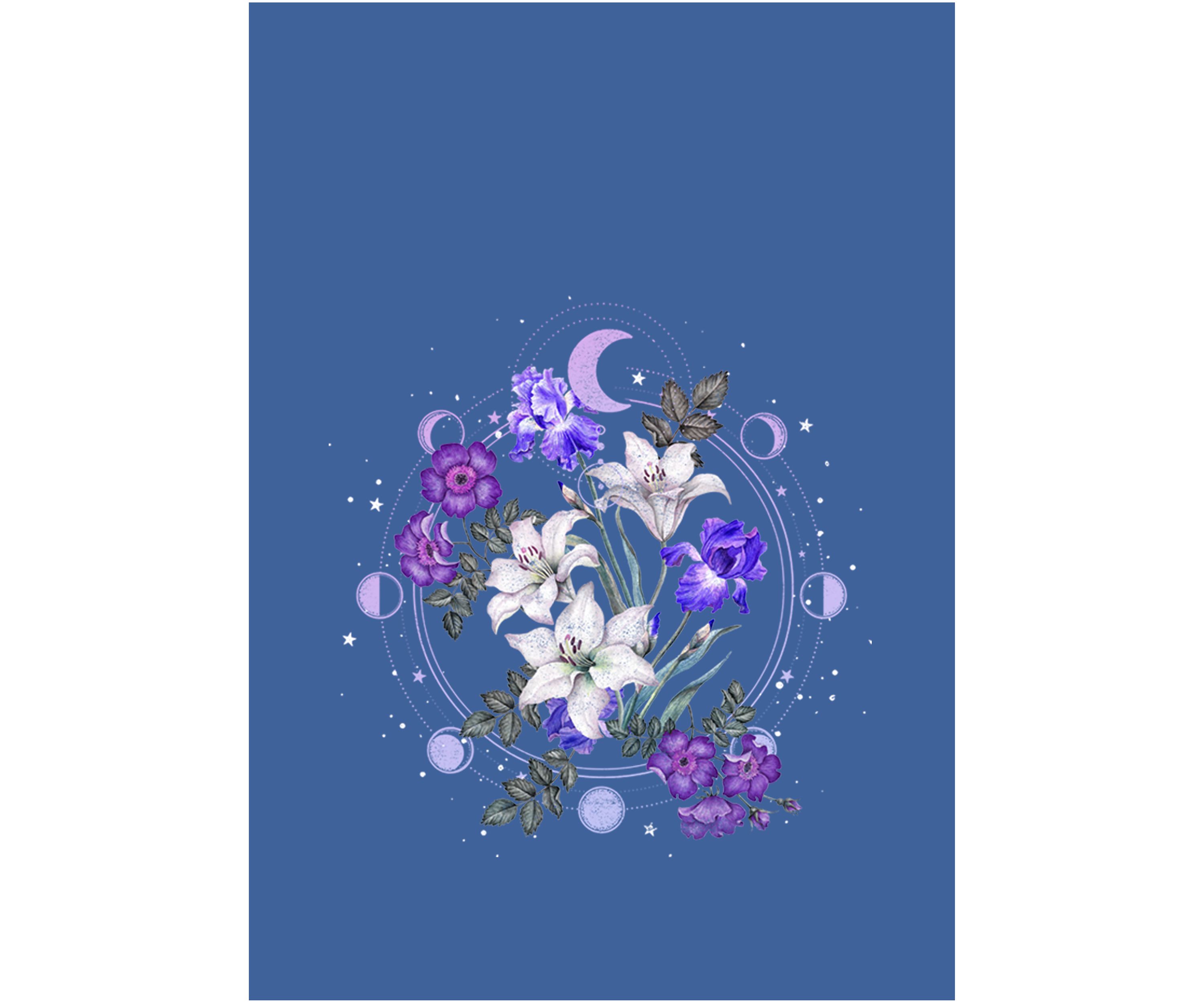Floral Moon Graphic Tank