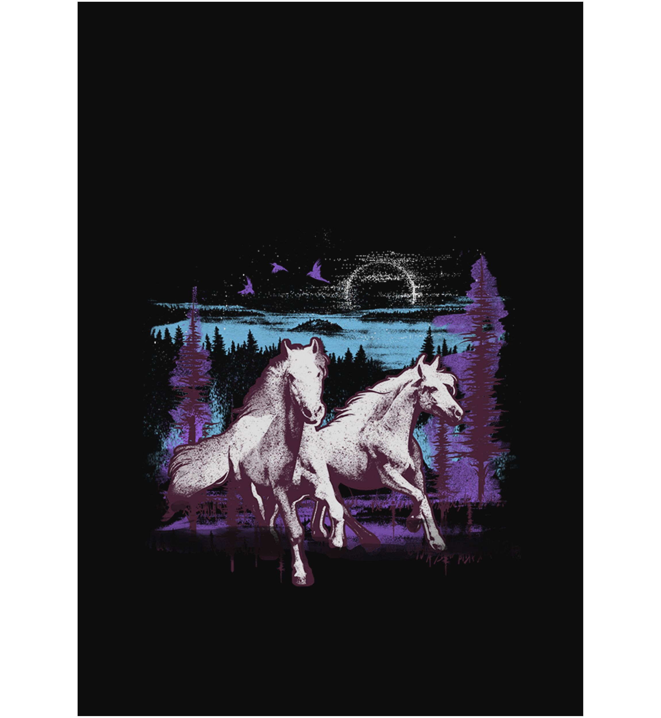 Moon Run Graphic Tank