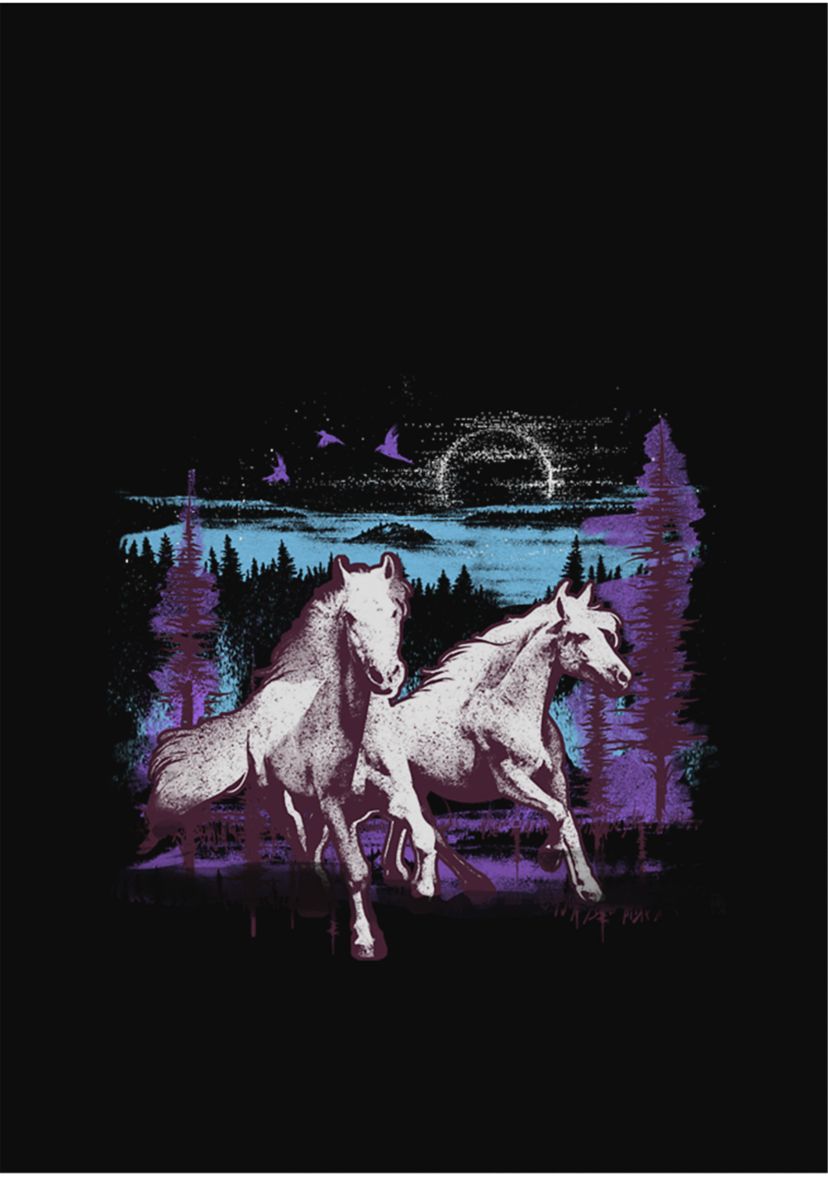 Moon Run Graphic Tank
