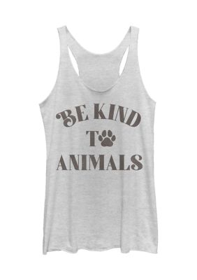 Tom and Jerry Women's BE KIND TO ANIMALS Graphic Tank Top