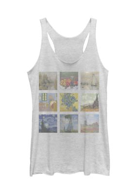 Tom and Jerry Women's IMPRESSIONIST GRID Graphic Tank Top