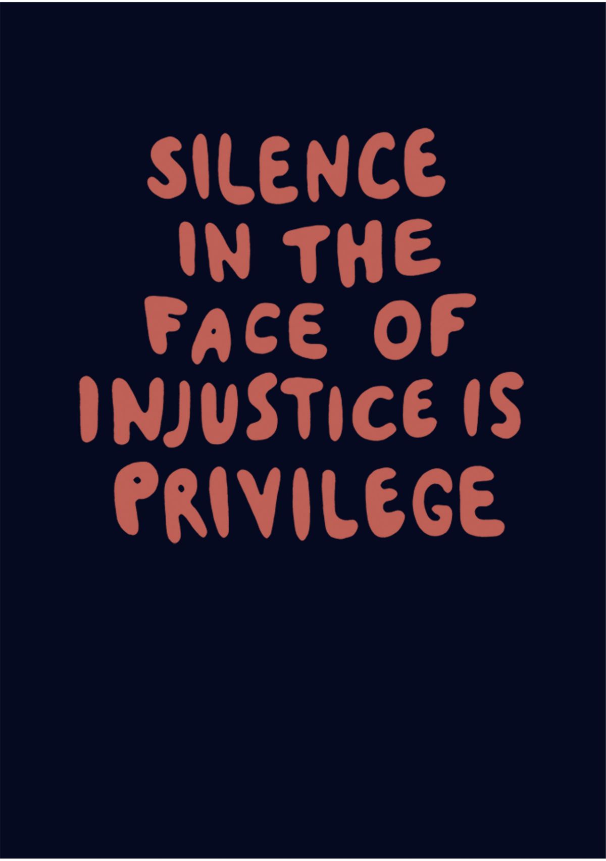 Juniors Silence Is Privilege T-Shirt
